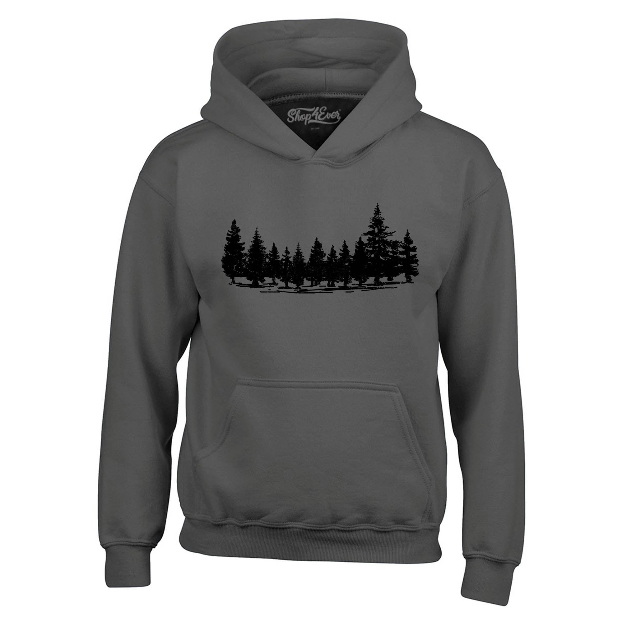 Forest Trees Nature Mountains Wildlife Hoodie Sweatshirts