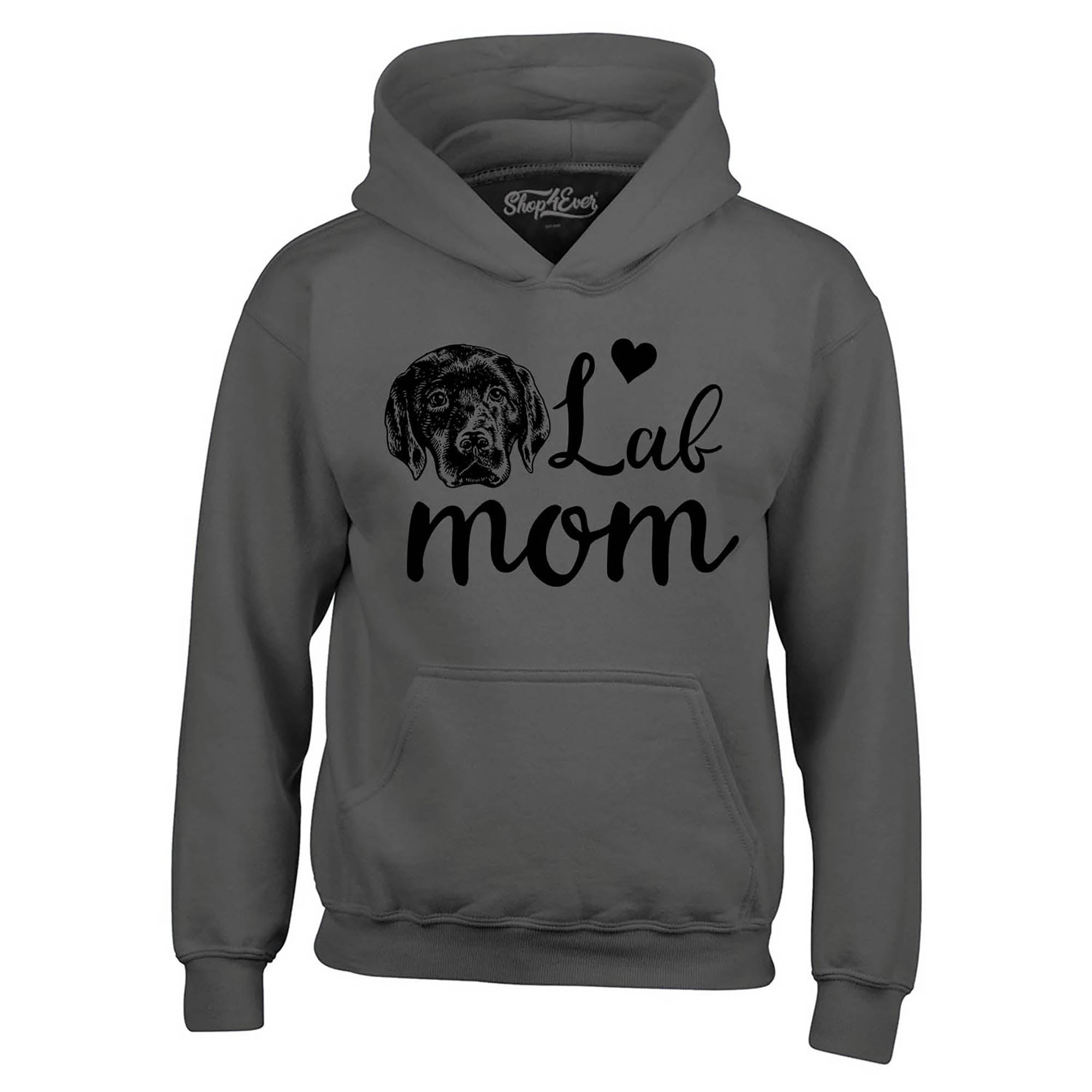 Black Lab Mom Hoodie Sweatshirts