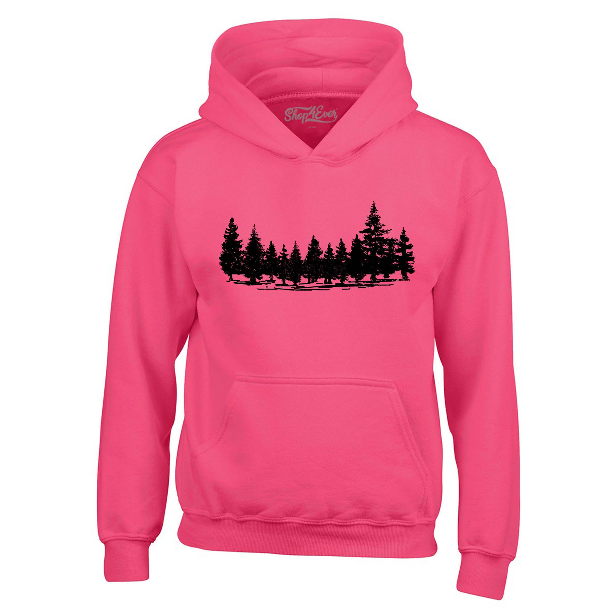 Forest Trees Nature Mountains Wildlife Hoodie Sweatshirts