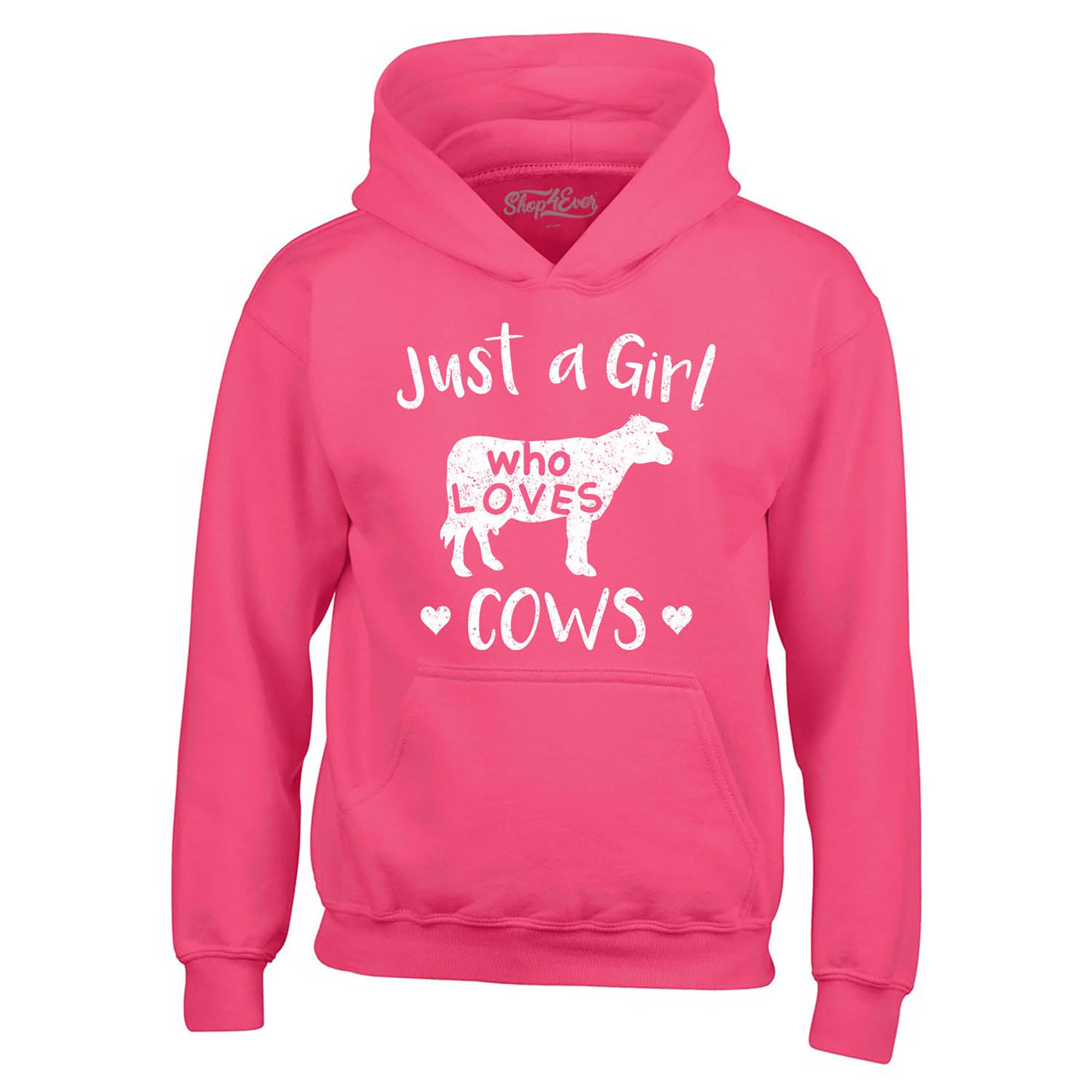 Just A Girl Who Loves Cows Hoodie Sweatshirts