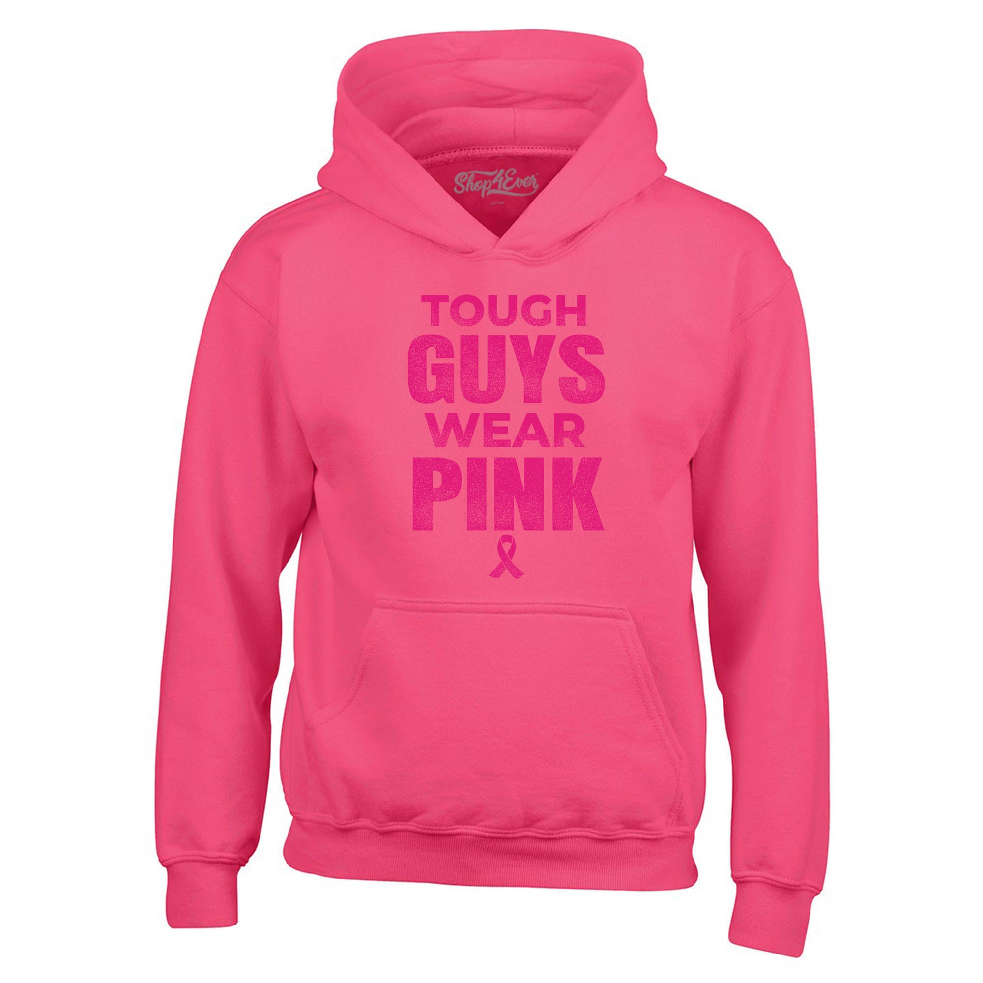Tough Guys Wear Pink Hoodies Breast Cancer Awareness Sweatshirts