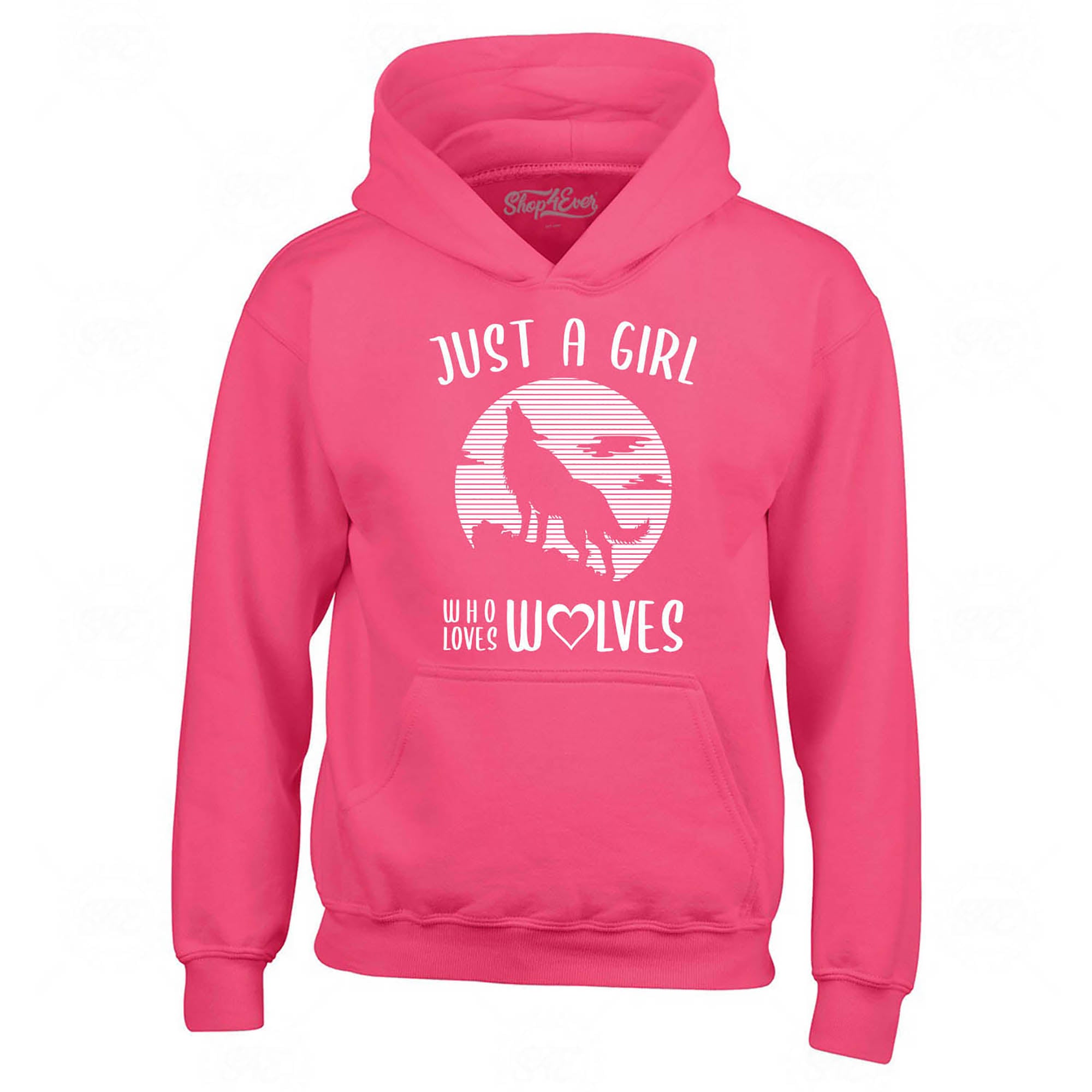 Just A Girl Who Loves Wolves Hoodie Sweatshirts