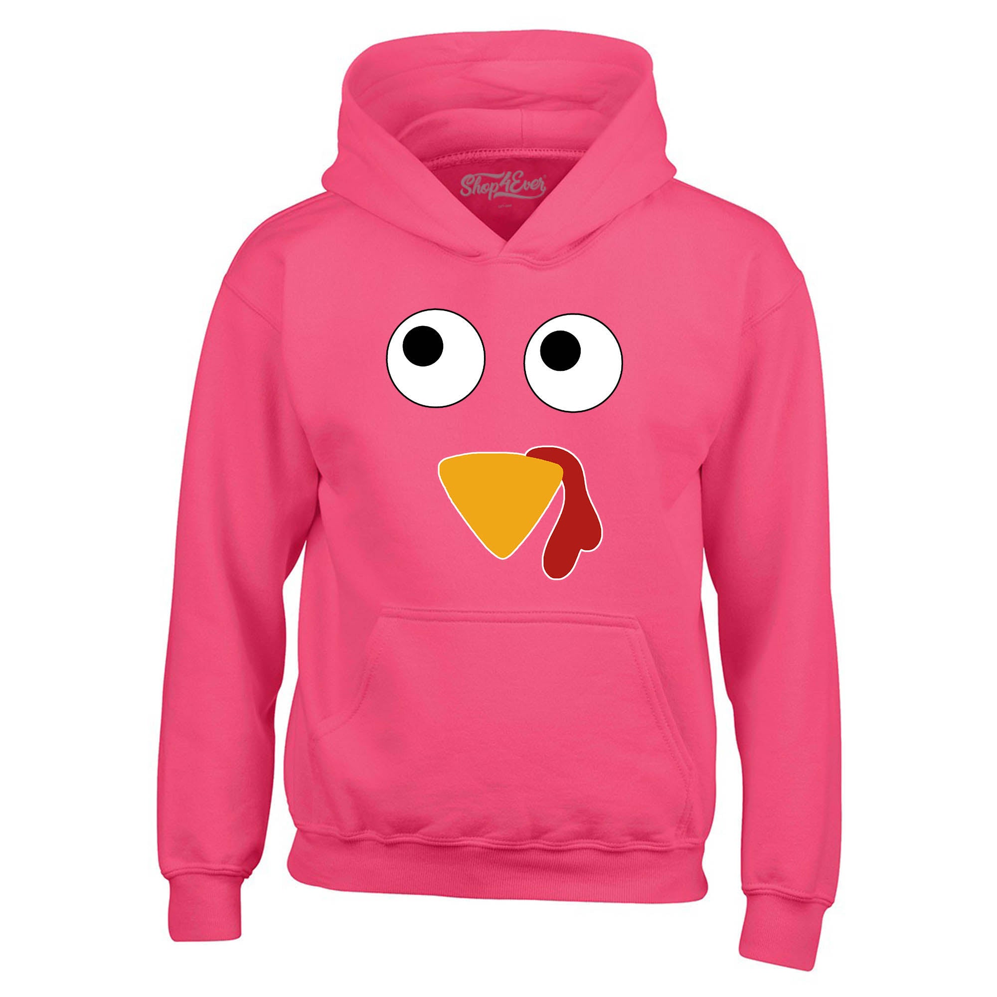Turkey Face Hoodies Thanksgiving Sweatshirts