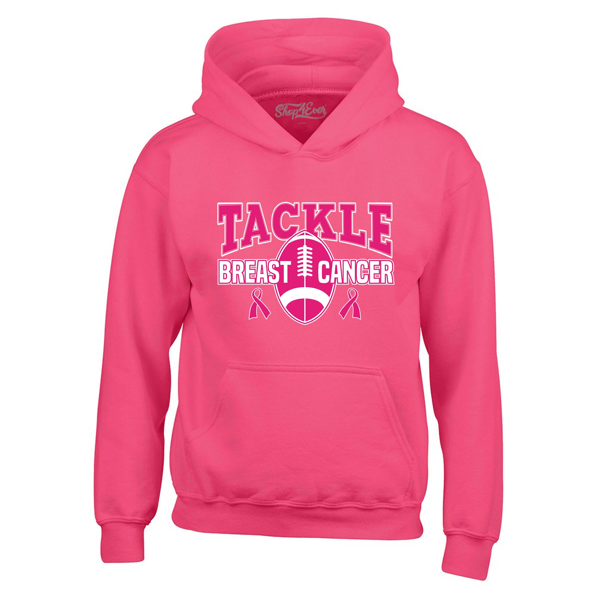 Tackle Breast Cancer Awareness Hoodie Sweatshirts