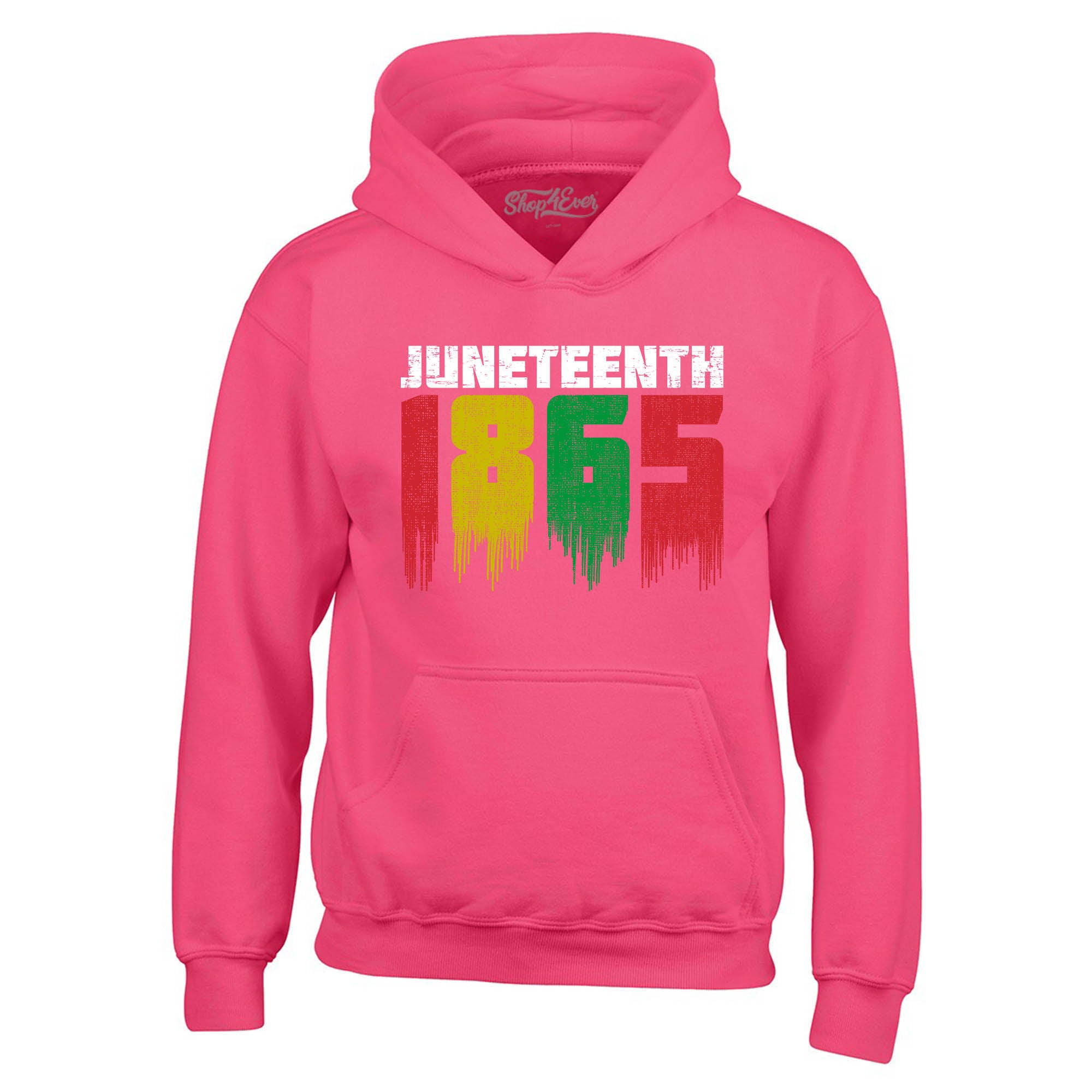 Juneteenth 1865 Dripping June 19th Hoodie Sweatshirts