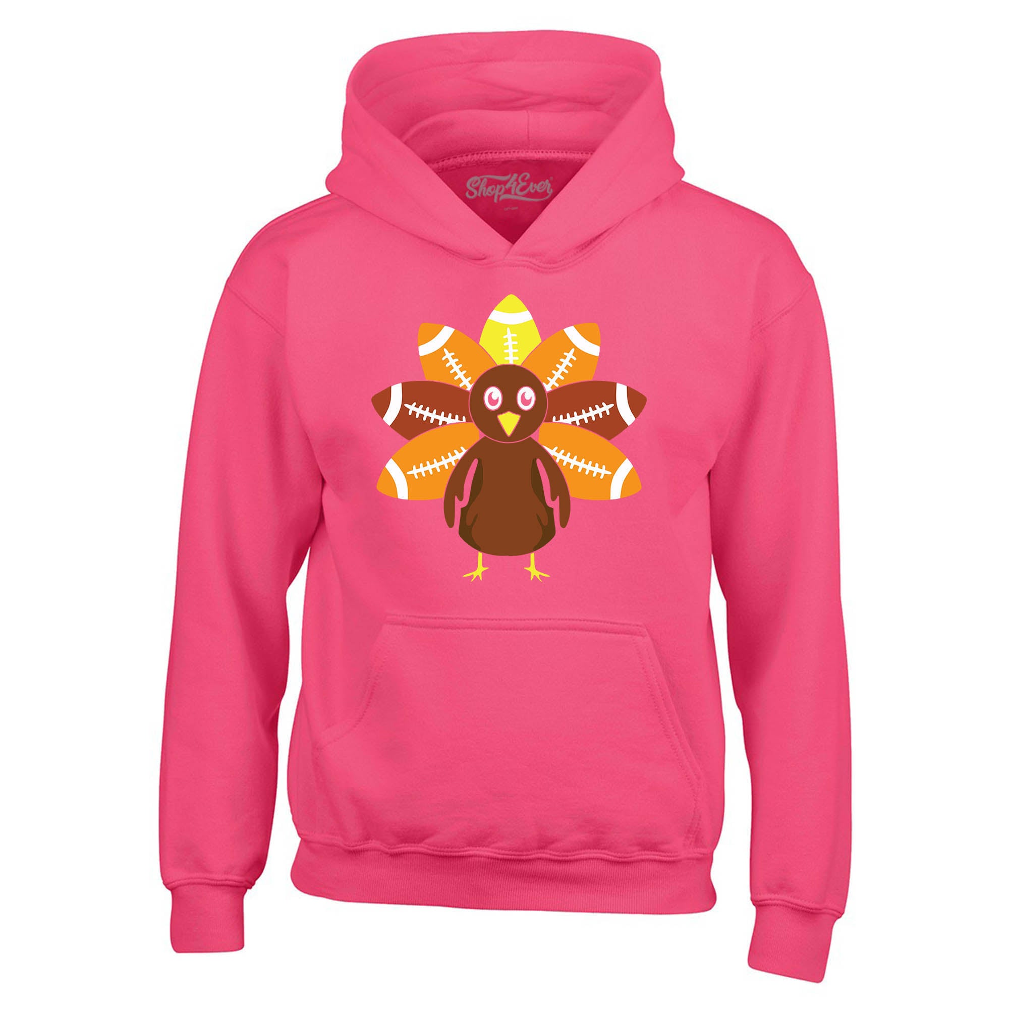 Football Turkey Thanksgiving Hoodie Sweatshirts