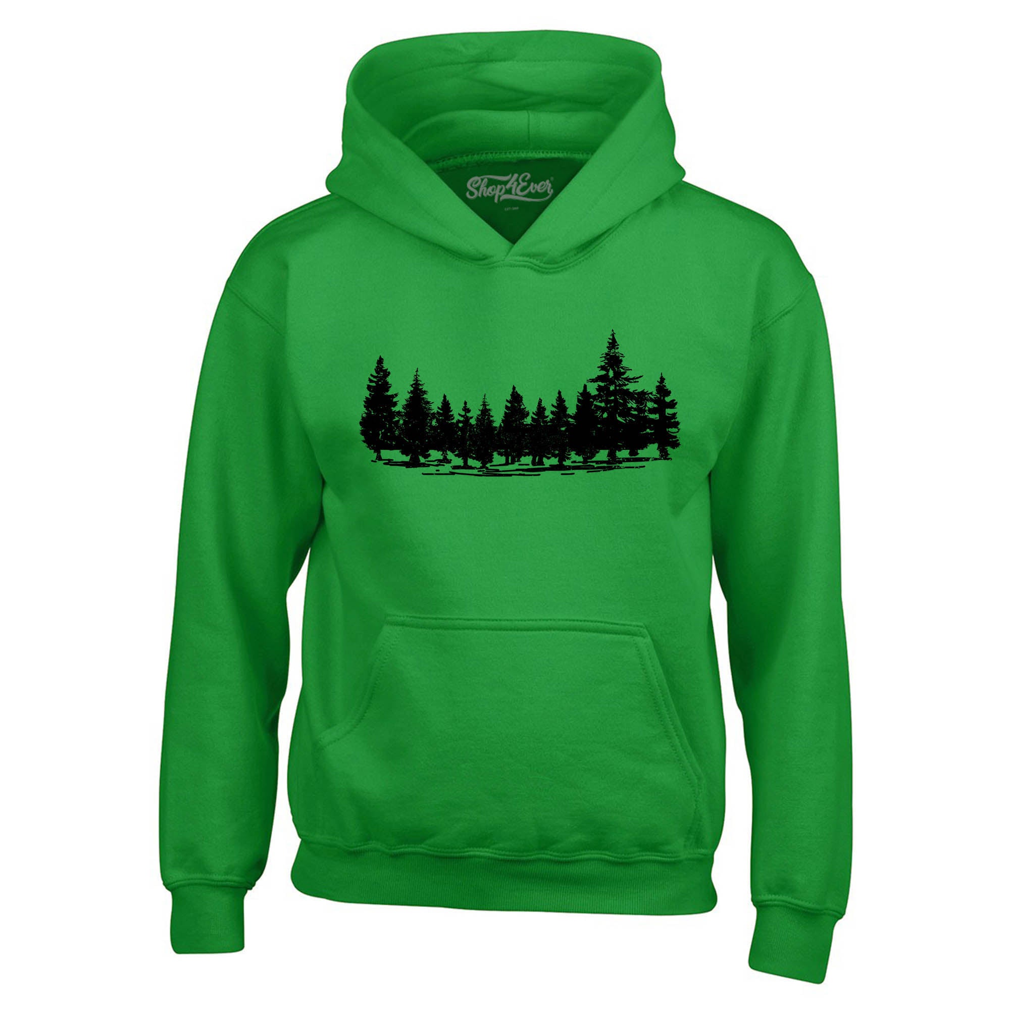 Forest Trees Nature Mountains Wildlife Hoodie Sweatshirts
