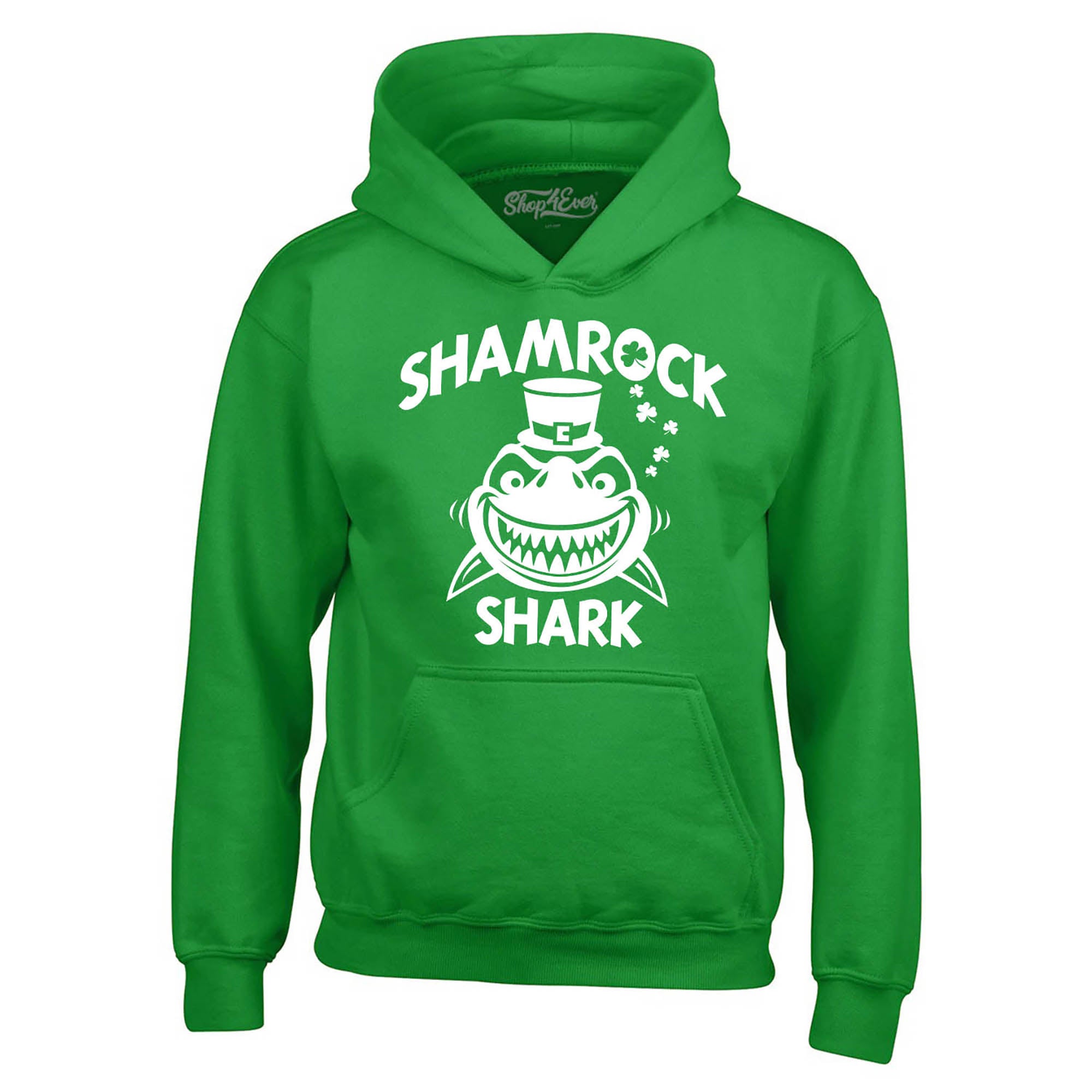 Shamrock Shark St. Patrick's Day Hoodie Sweatshirts