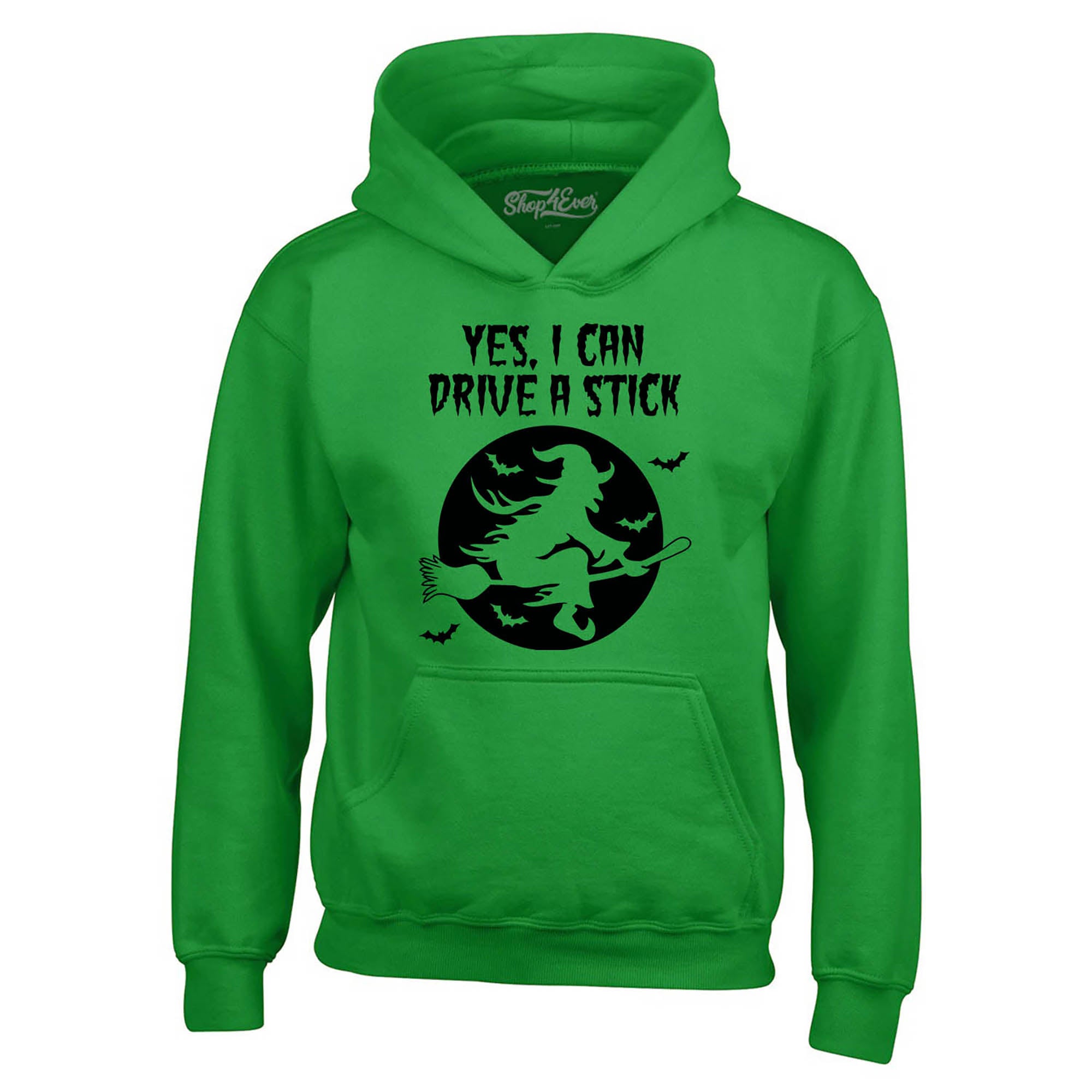 Yes, I Can Drive A Stick Witch Hoodie Sweatshirts