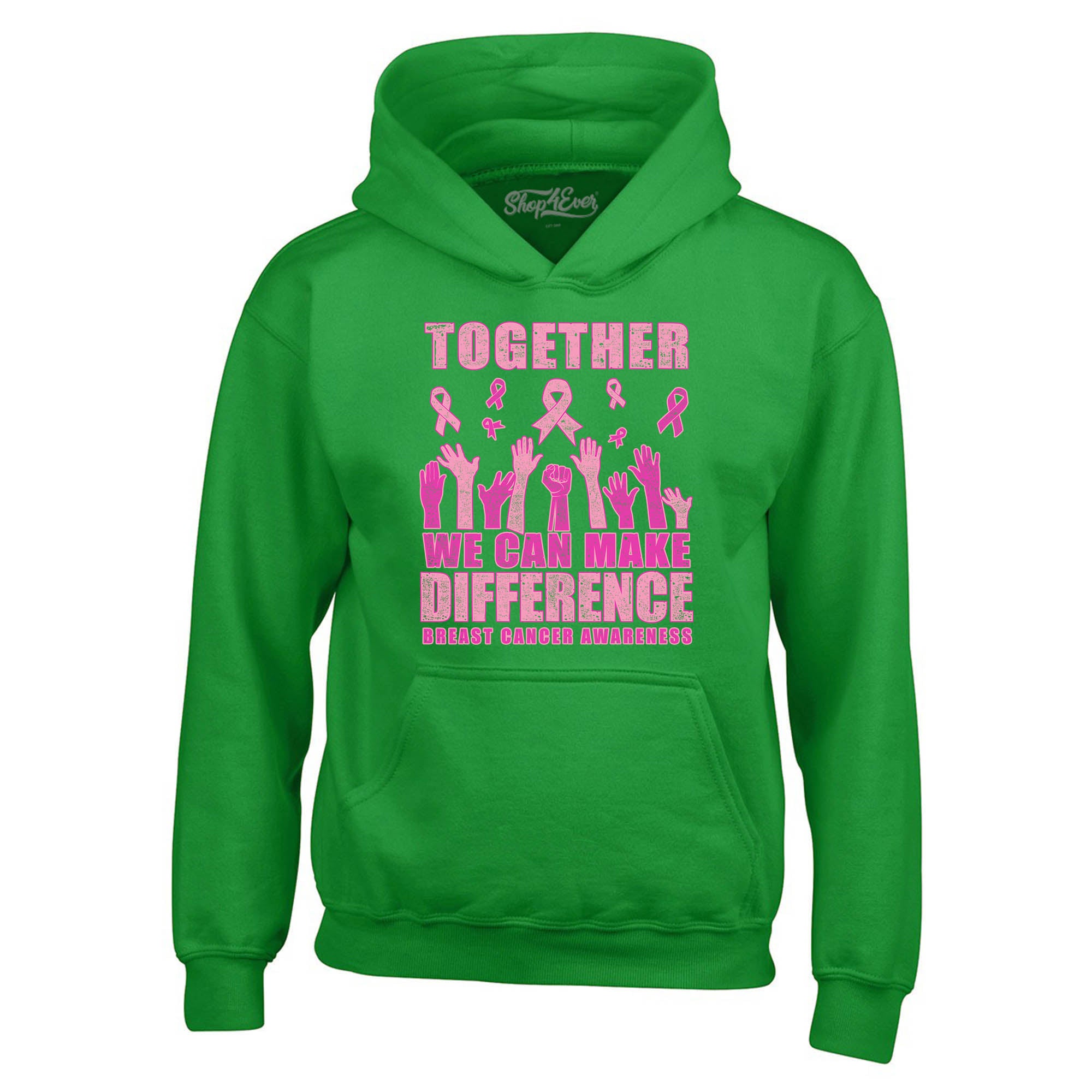 Together We Can Make A Difference Breast Cancer Awareness Hoodie Sweatshirts
