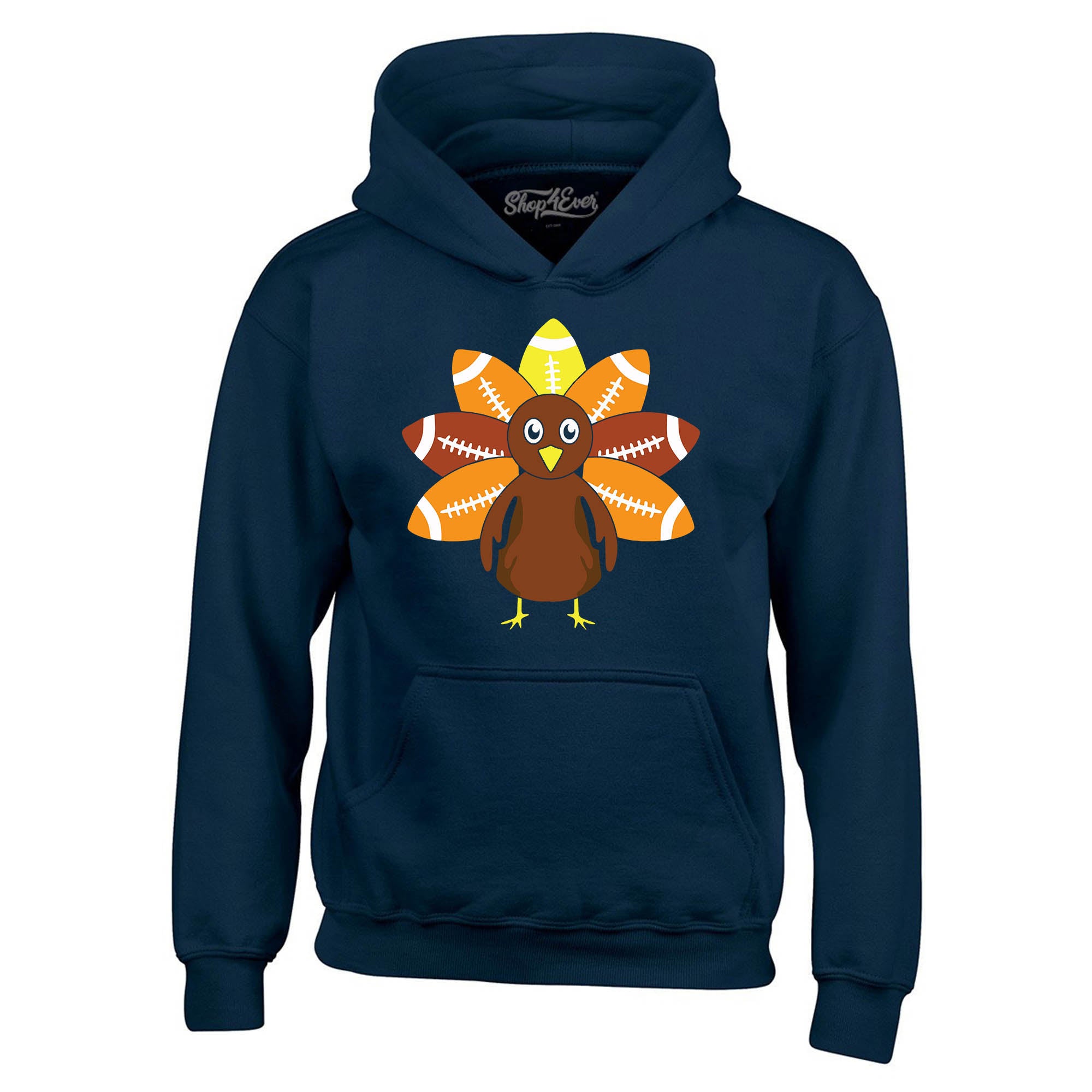 Football Turkey Thanksgiving Hoodie Sweatshirts