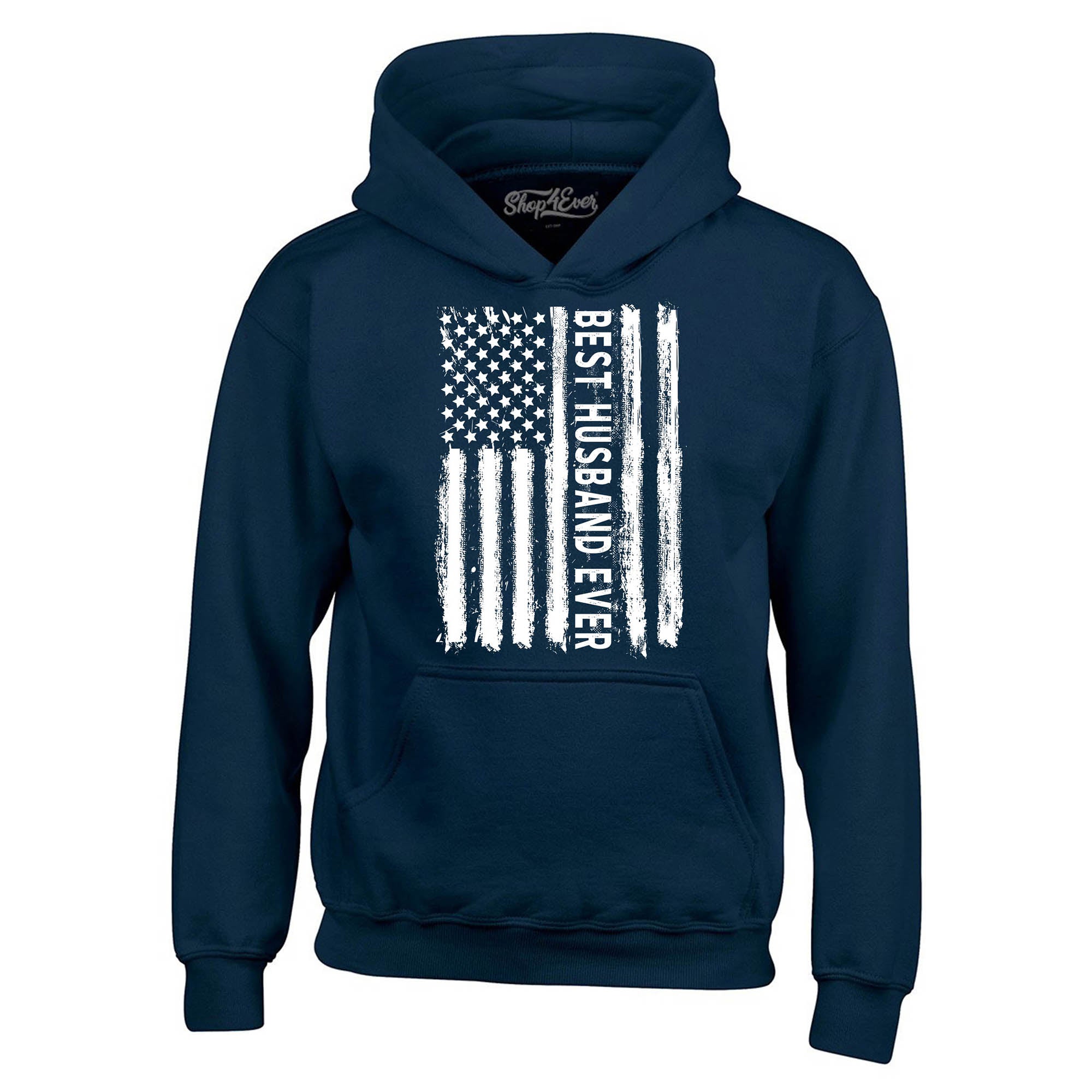 Best Husband Ever American Flag Patriotic Hoodie Sweatshirts