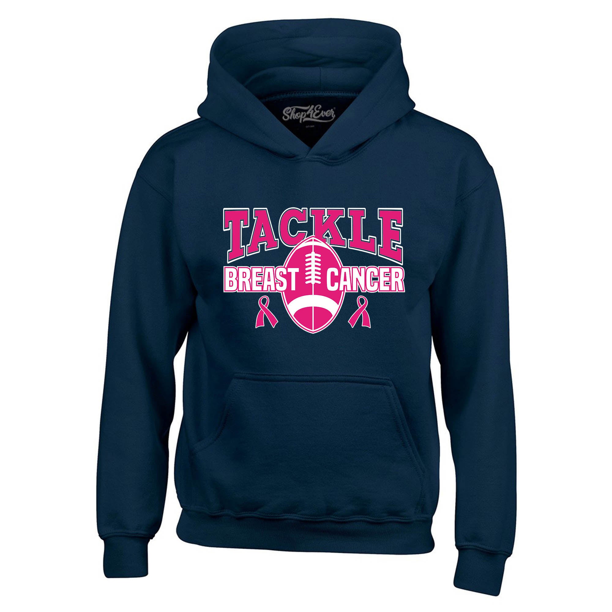 Tackle Breast Cancer Awareness Hoodie Sweatshirts