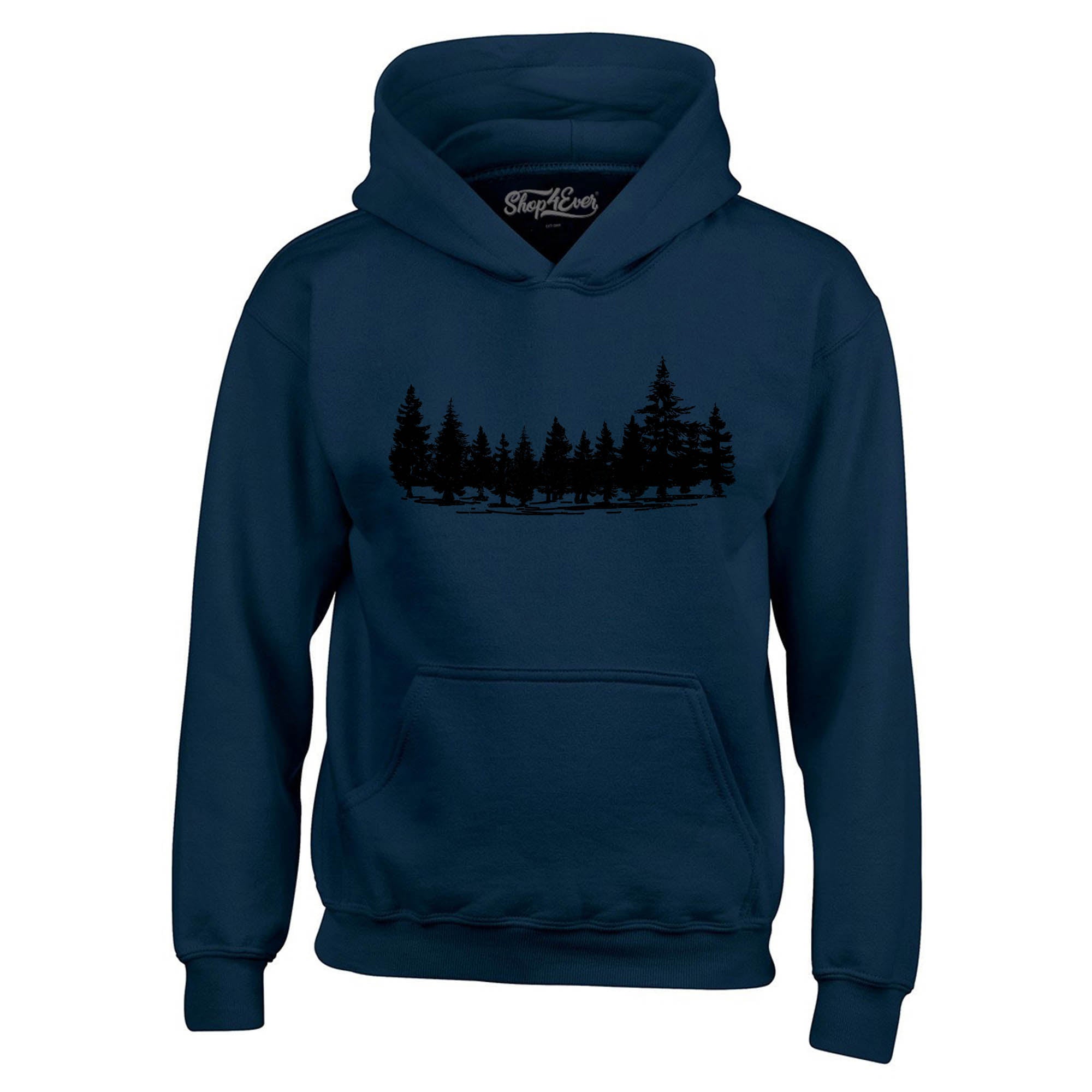 Forest Trees Nature Mountains Wildlife Hoodie Sweatshirts