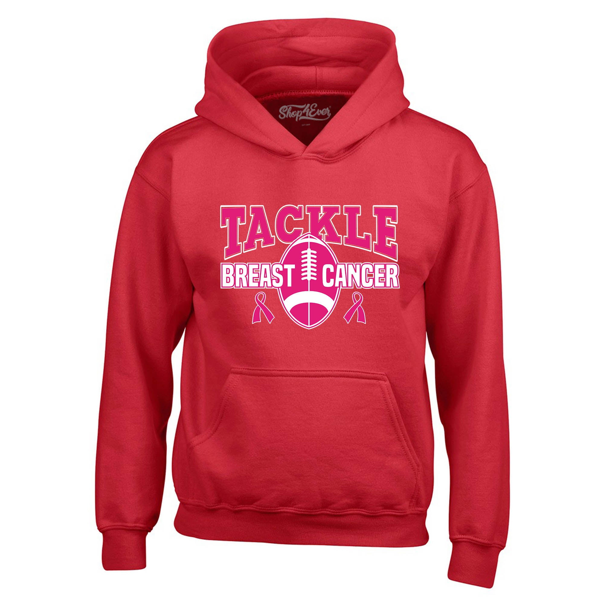 Tackle Breast Cancer Awareness Hoodie Sweatshirts