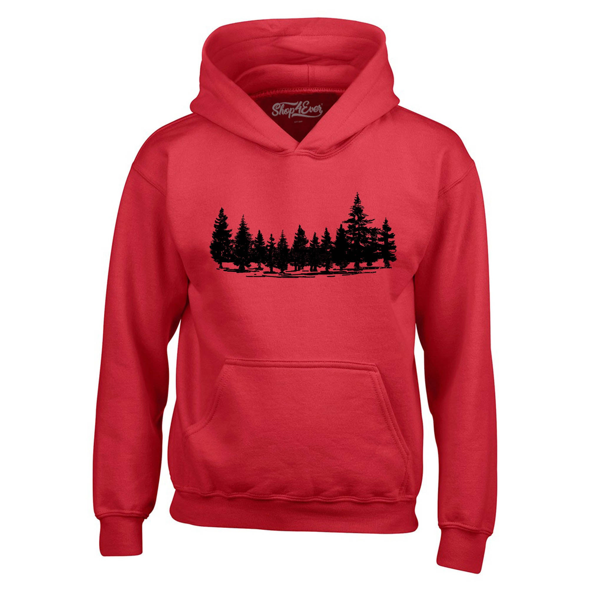 Forest Trees Nature Mountains Wildlife Hoodie Sweatshirts