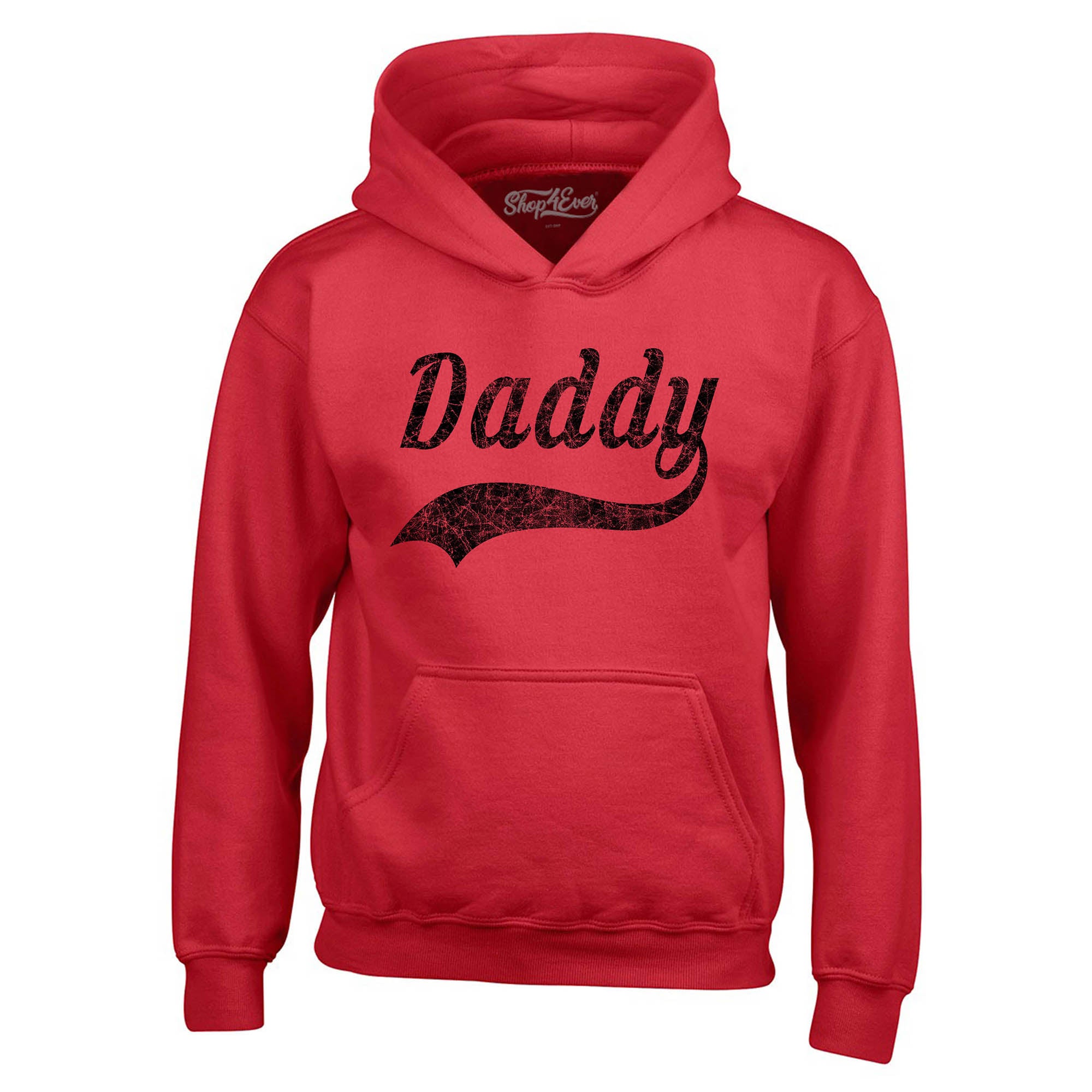 Daddy Black Classic Baseball Hoodie Sweatshirts