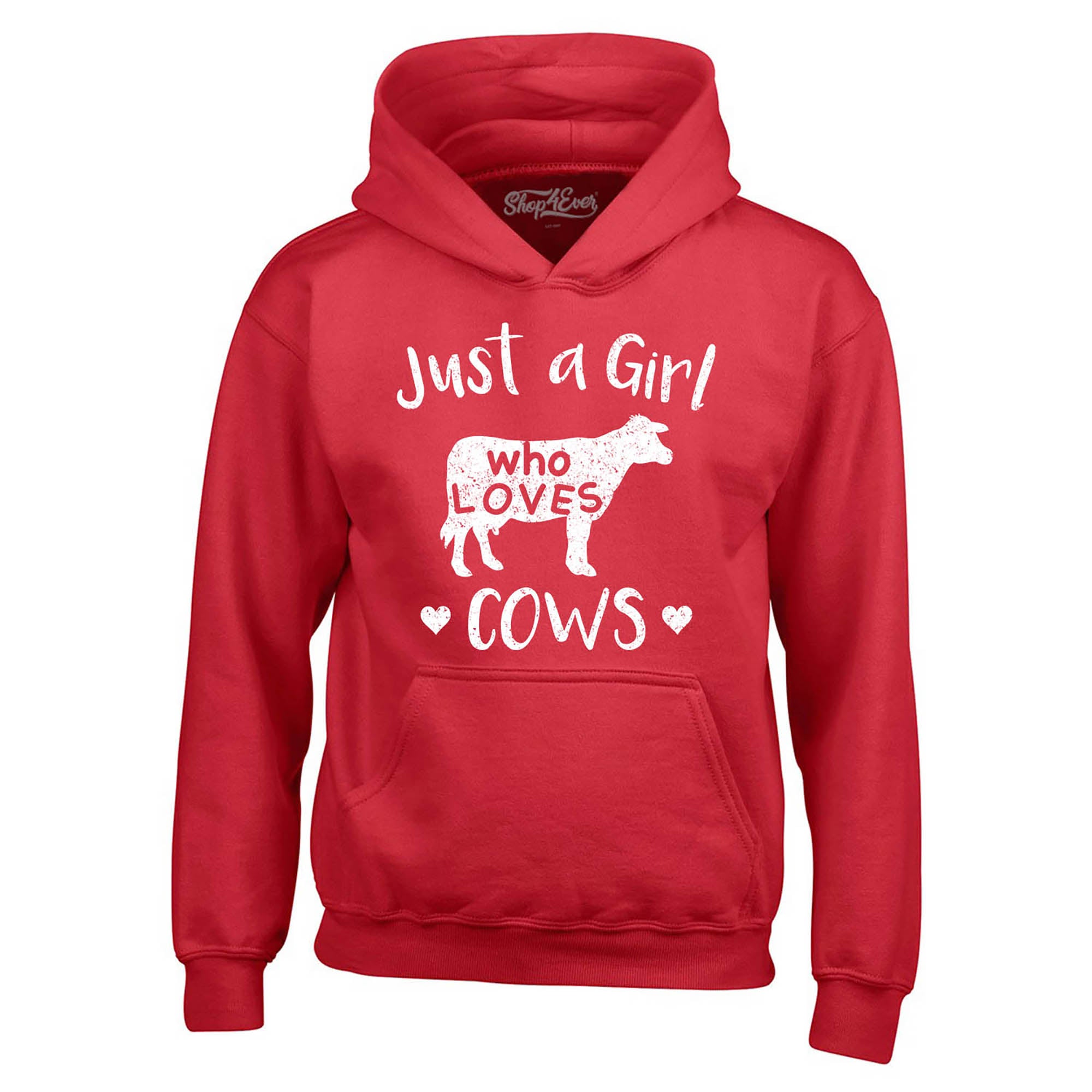 Just A Girl Who Loves Cows Hoodie Sweatshirts