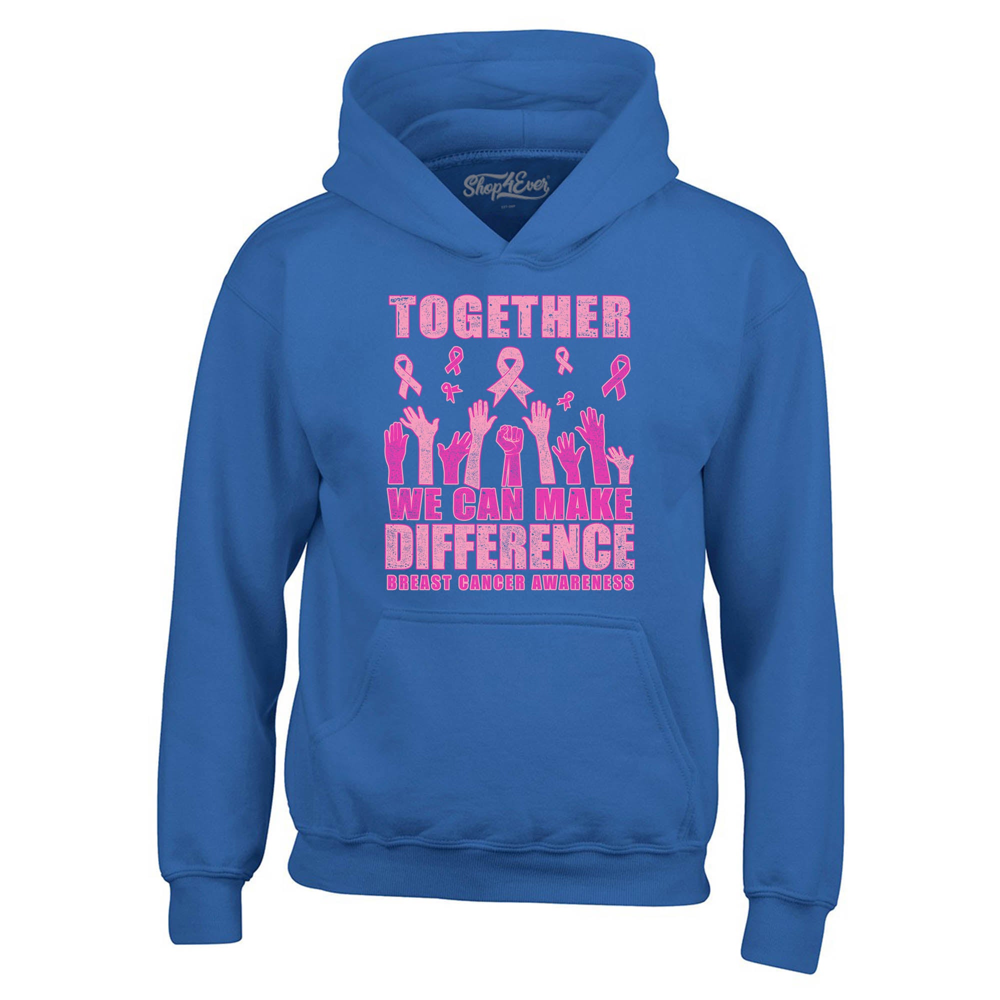 Together We Can Make A Difference Breast Cancer Awareness Hoodie Sweatshirts