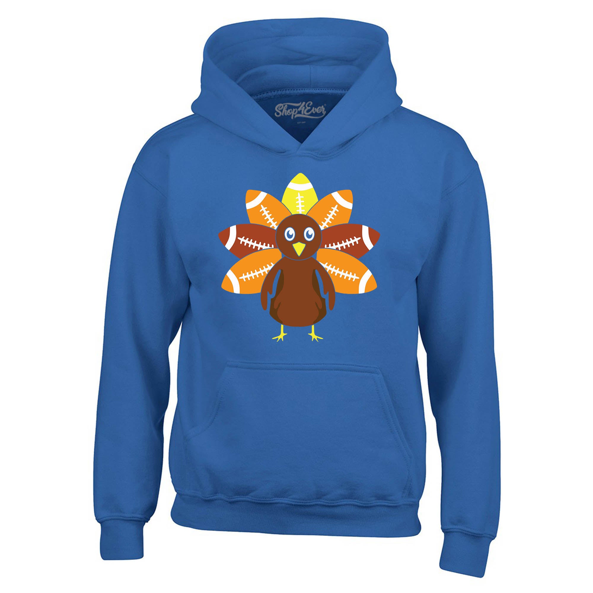Football Turkey Thanksgiving Hoodie Sweatshirts