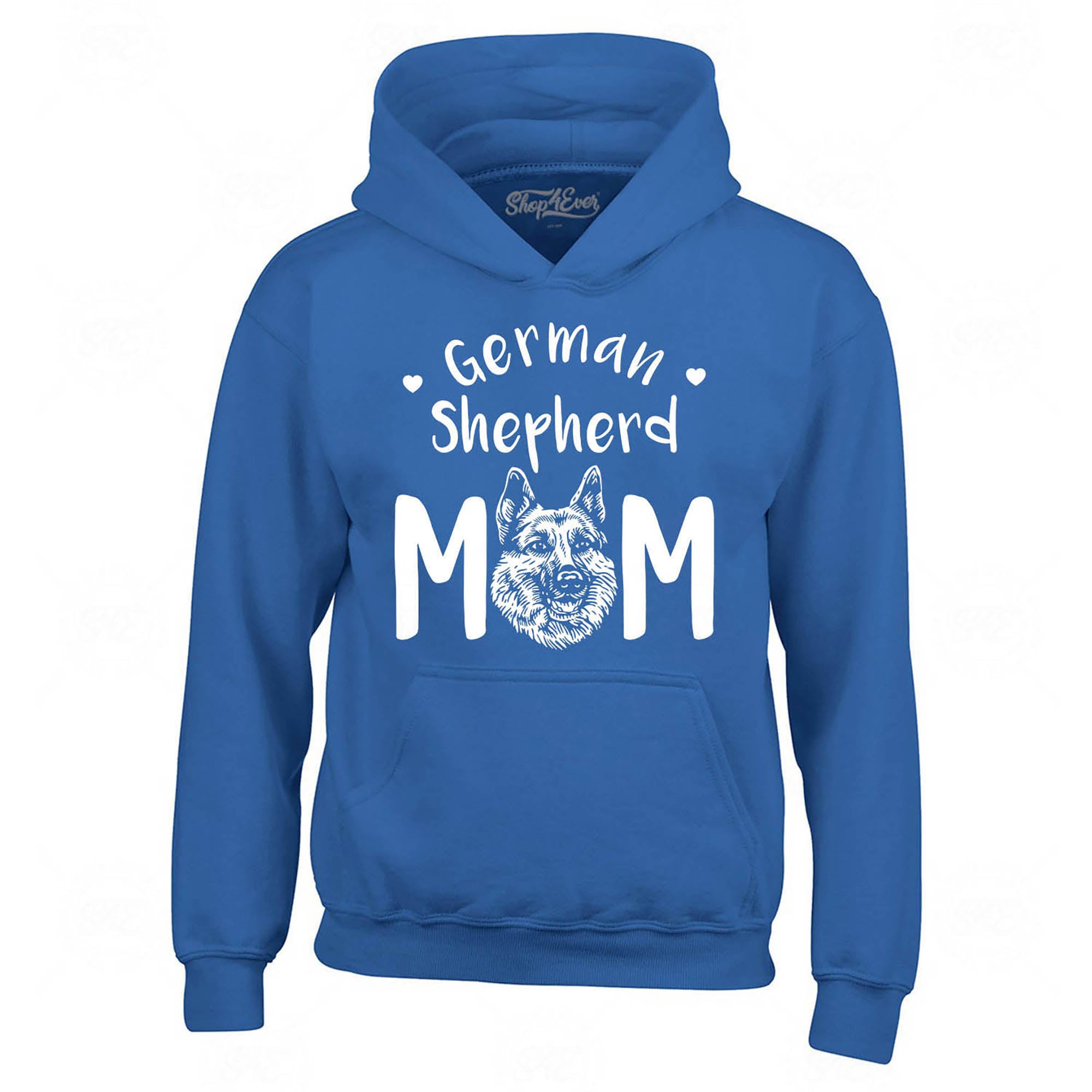 German Shepherd Mom Hoodie Sweatshirts