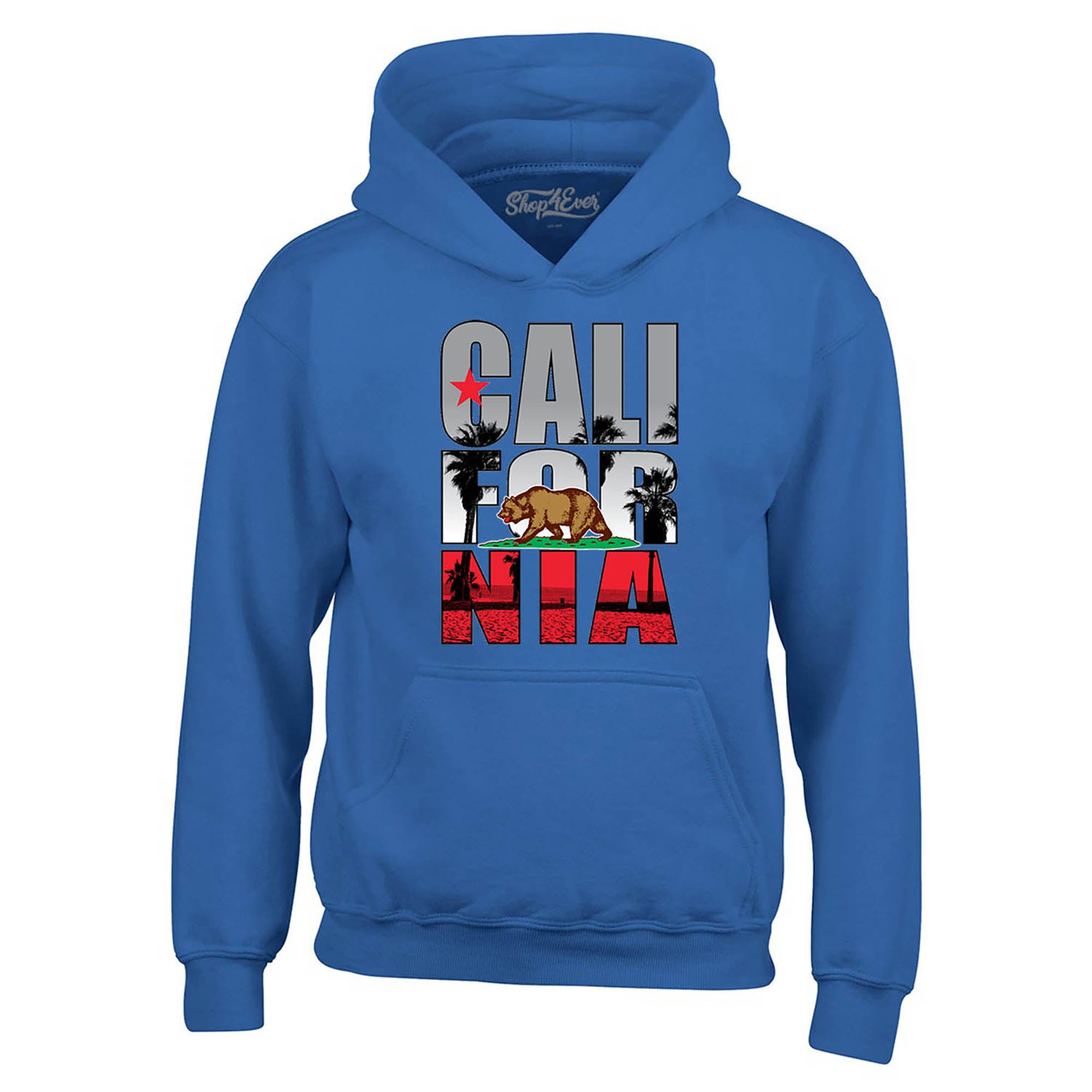 California Beach Palm Trees Unisex Hoodie California Sweatshirts