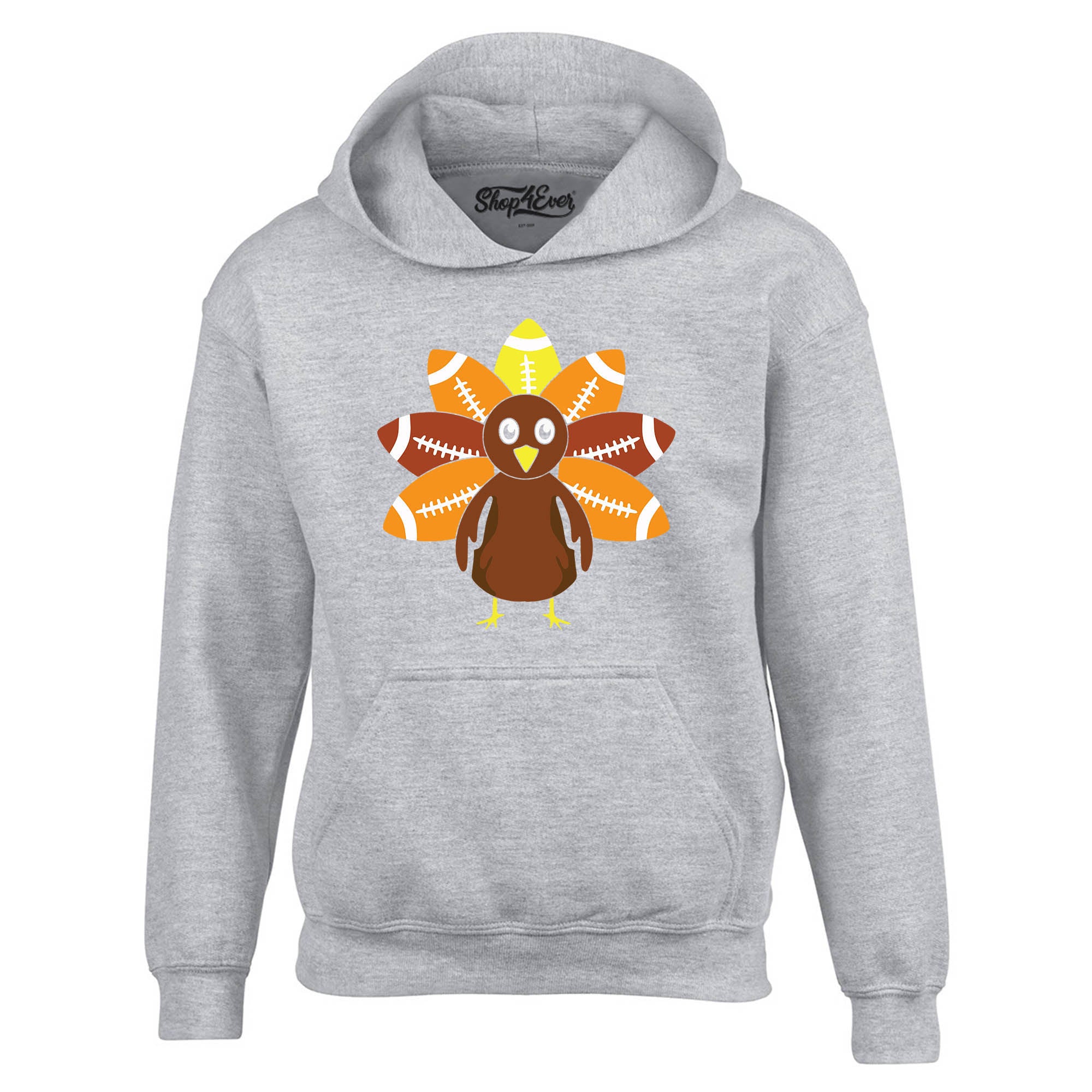 Football Turkey Thanksgiving Hoodie Sweatshirts