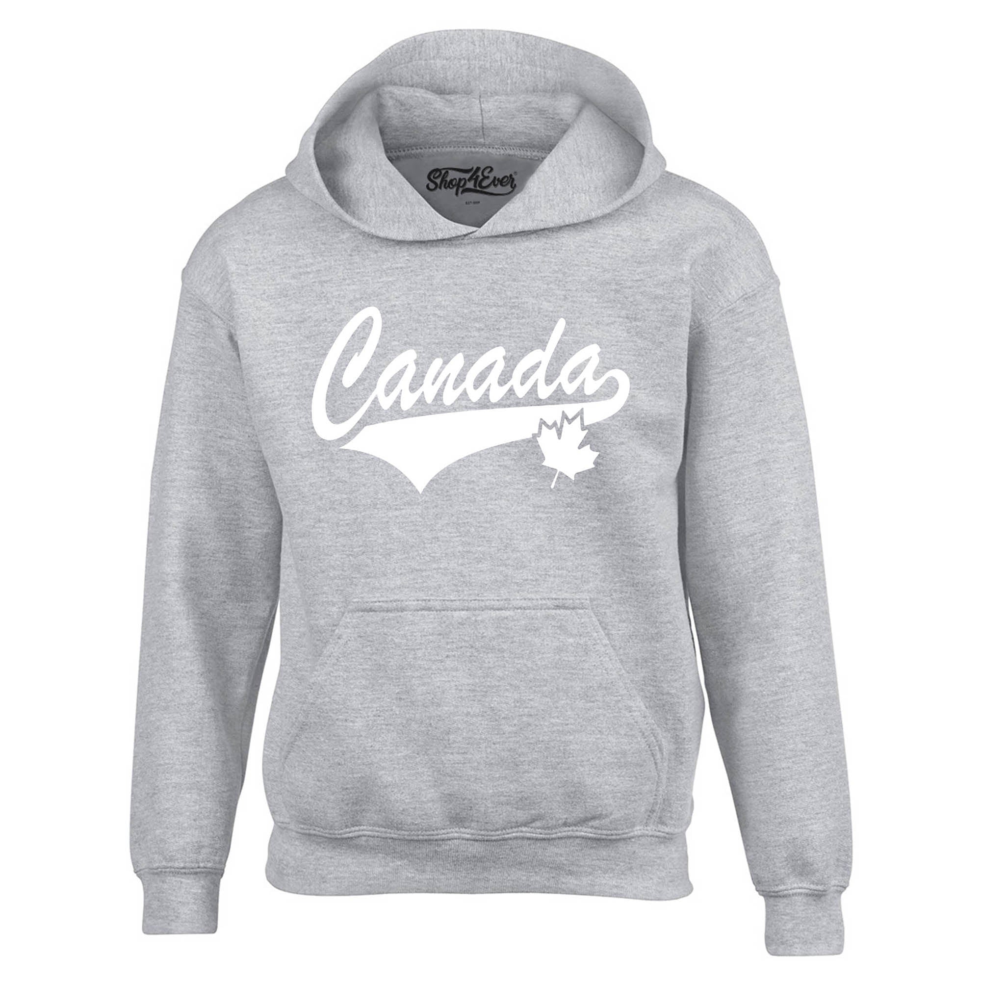 Canada White Hoodie Sweatshirts