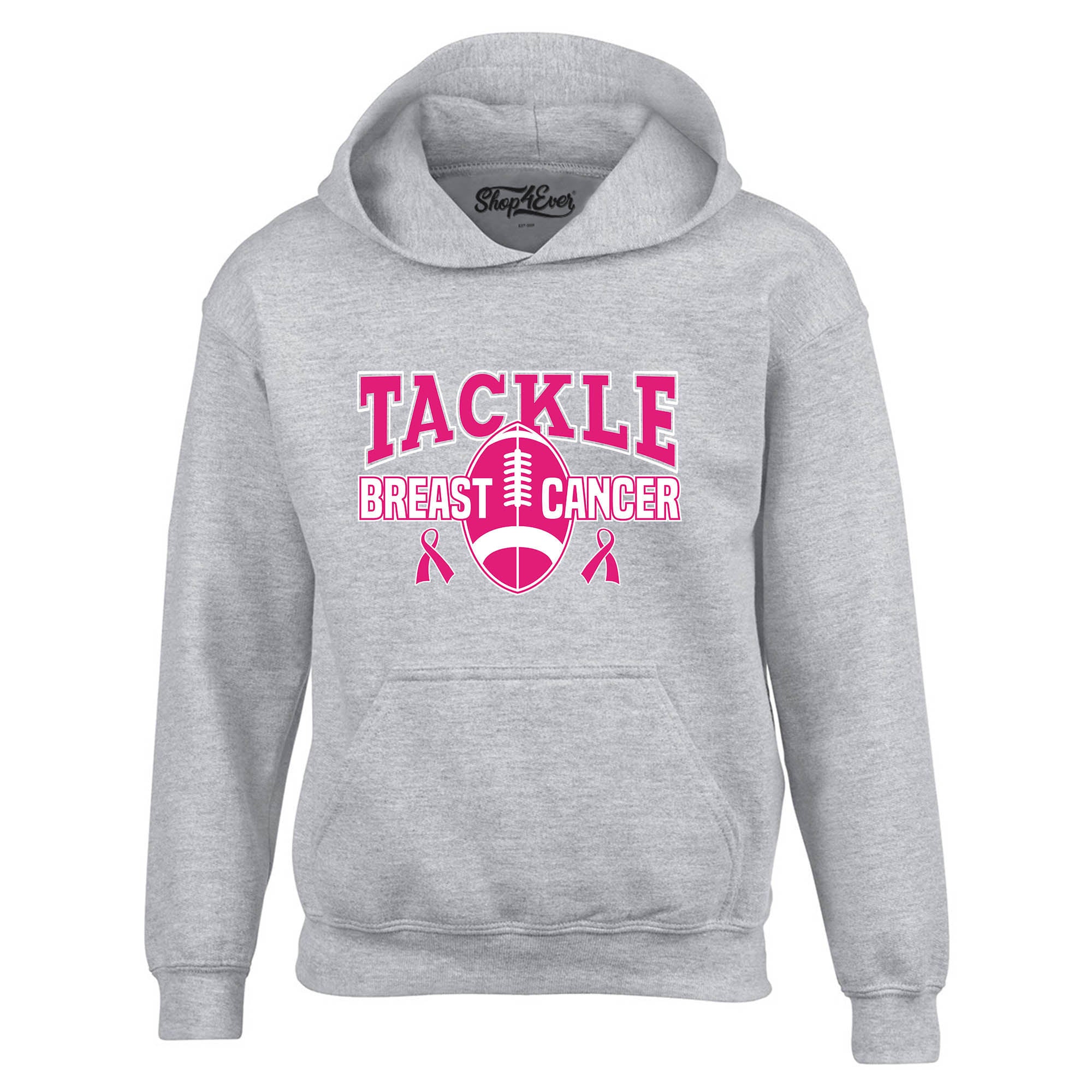 Tackle Breast Cancer Awareness Hoodie Sweatshirts