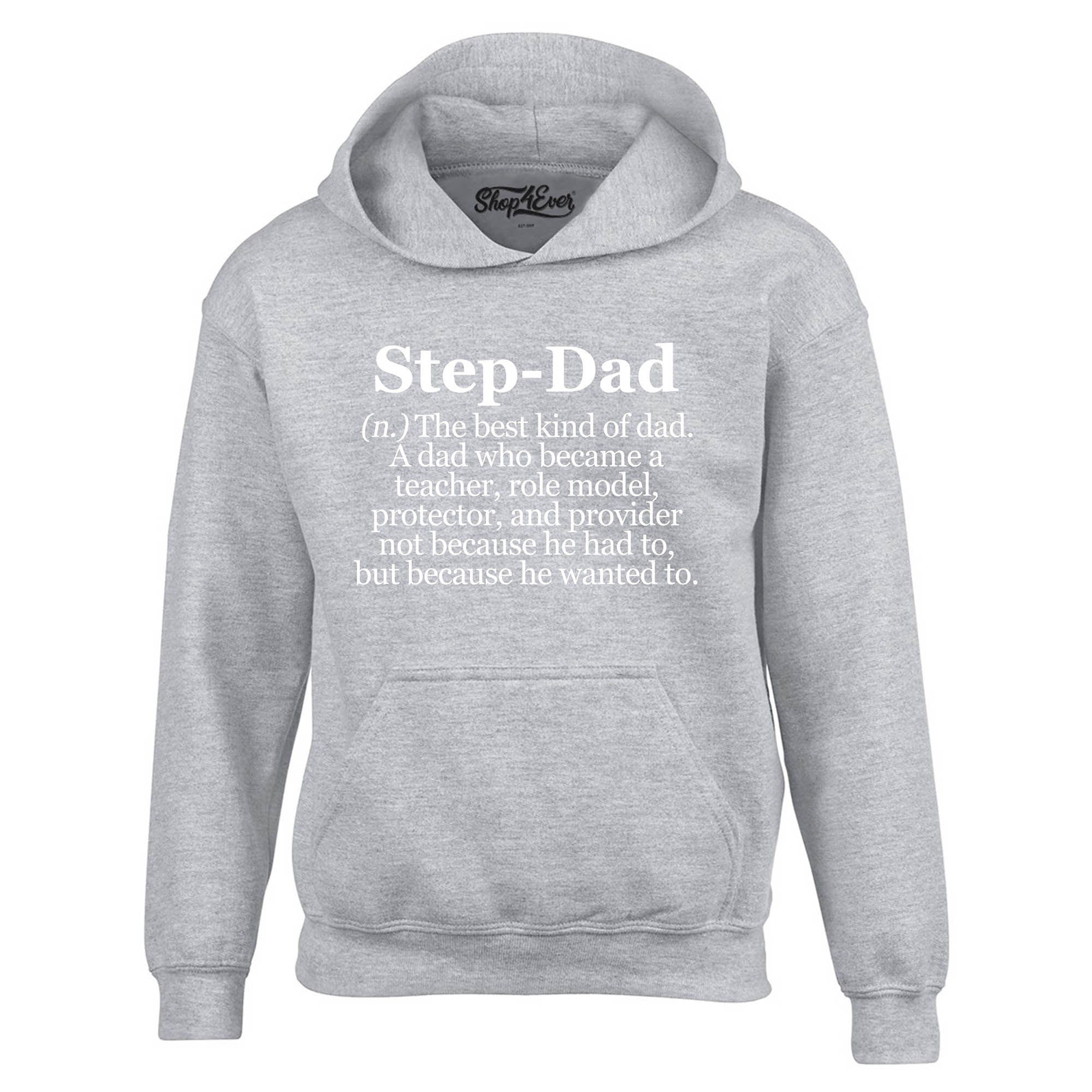 Step-Dad Definition Bonus Dad Hoodie Sweatshirts