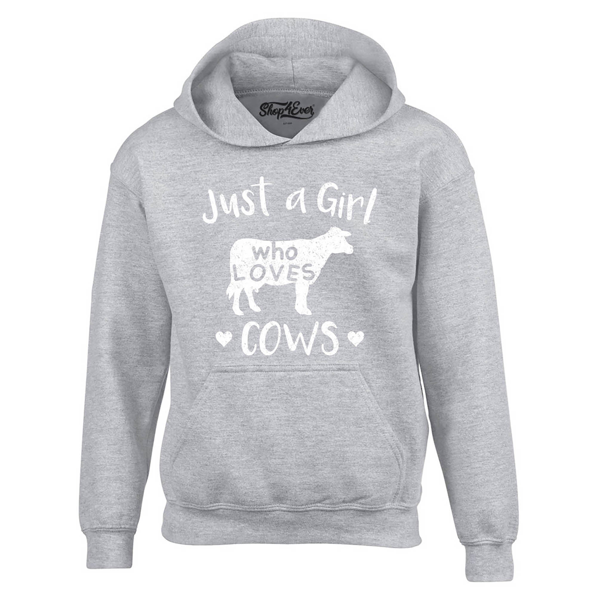 Just A Girl Who Loves Cows Hoodie Sweatshirts