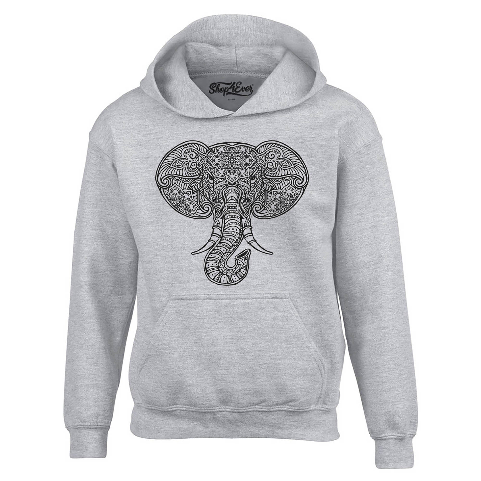 Mandala Elephant Hoodie Sweatshirts