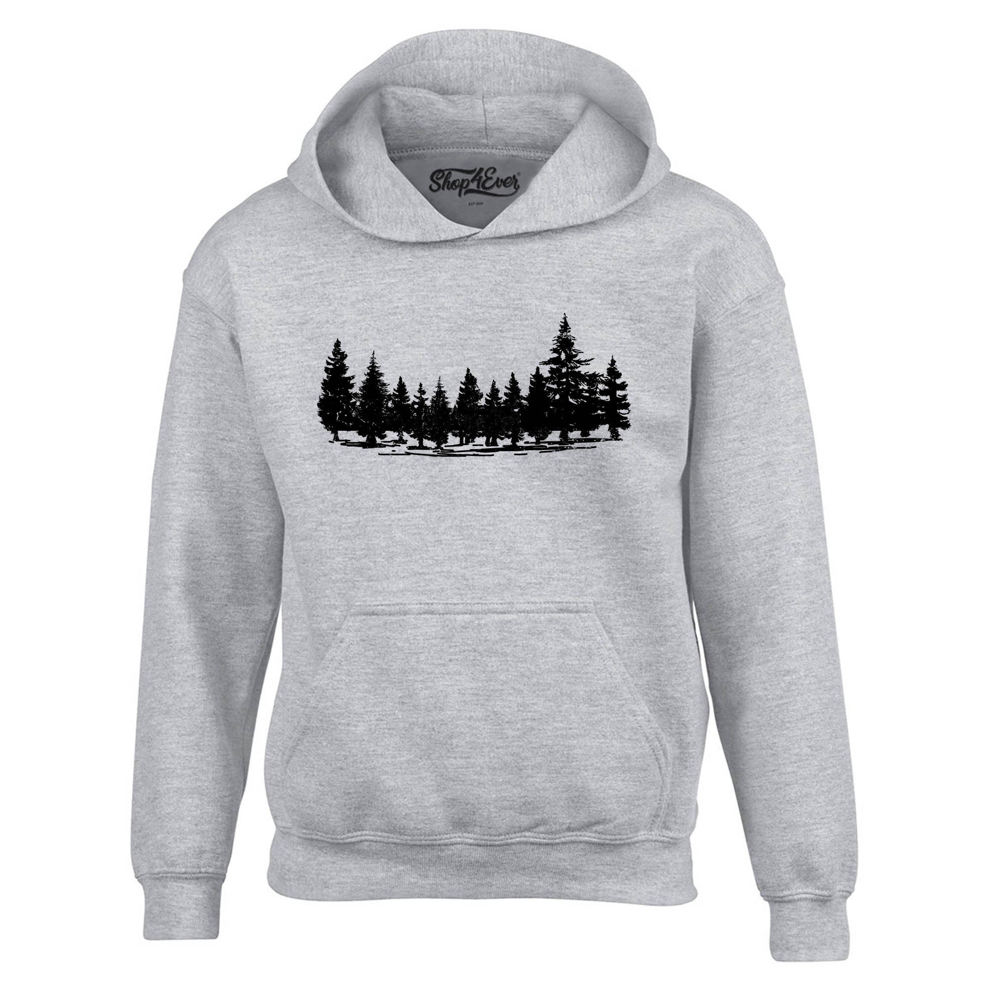 Forest Trees Nature Mountains Wildlife Hoodie Sweatshirts