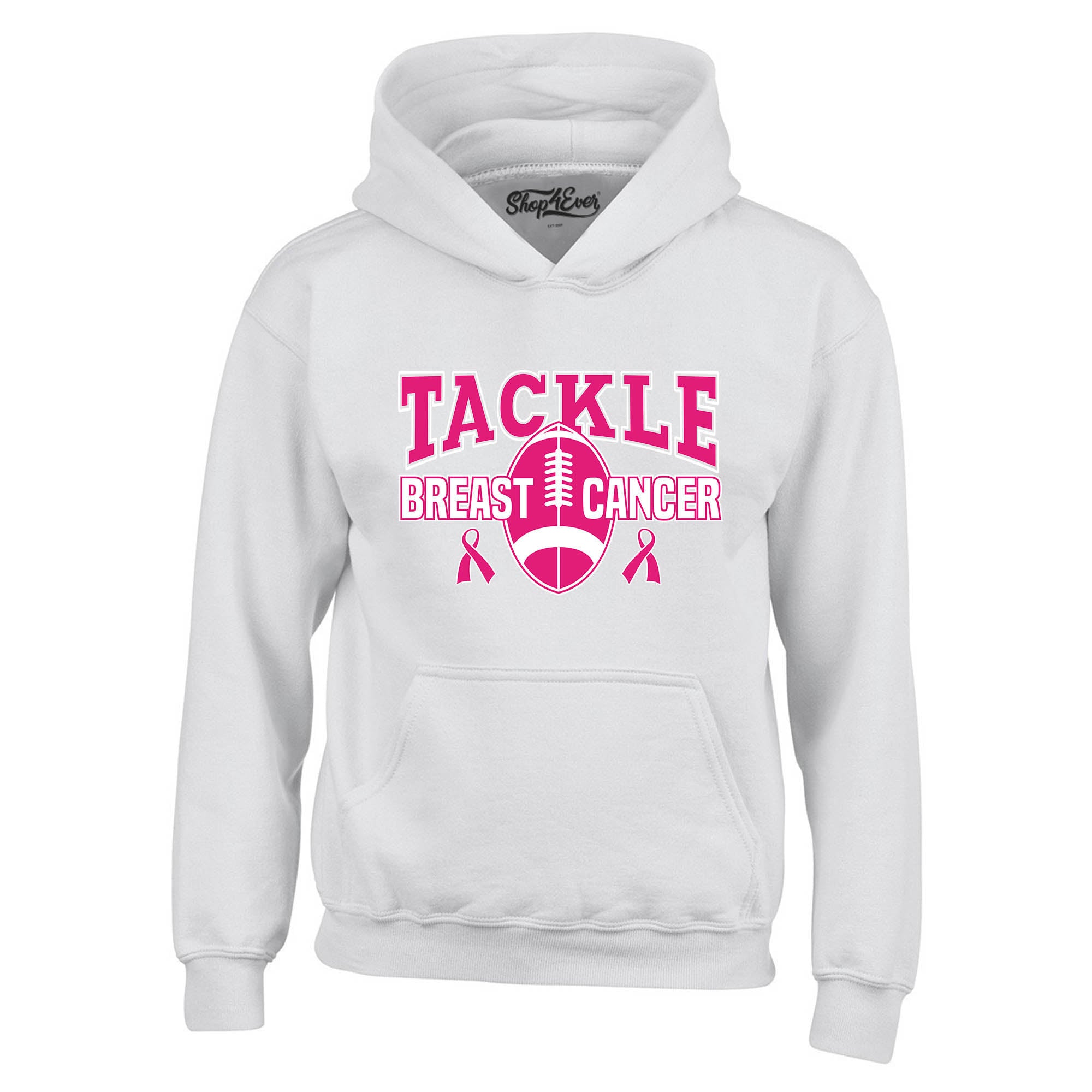 Tackle Breast Cancer Awareness Hoodie Sweatshirts