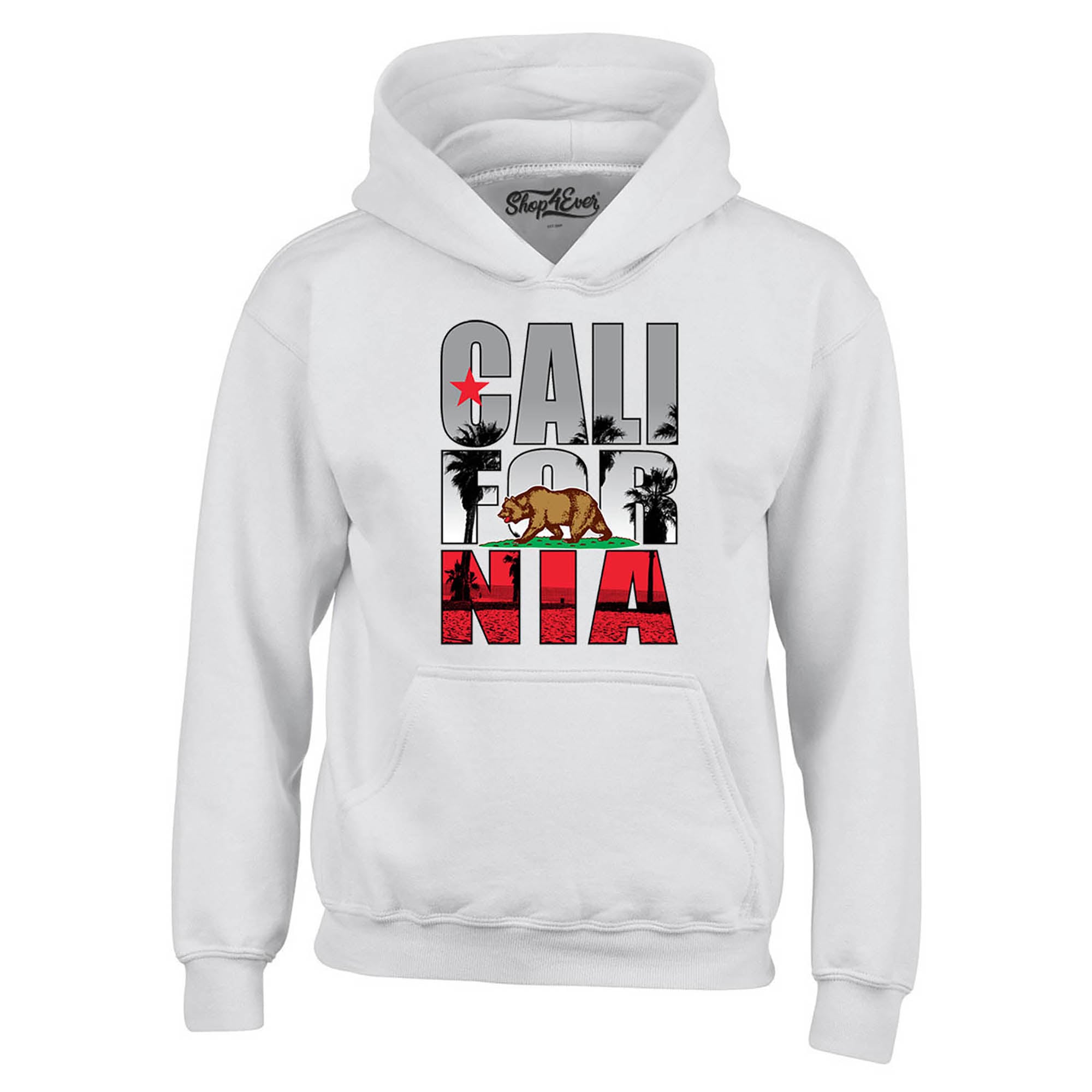 California Beach Palm Trees Unisex Hoodie California Sweatshirts
