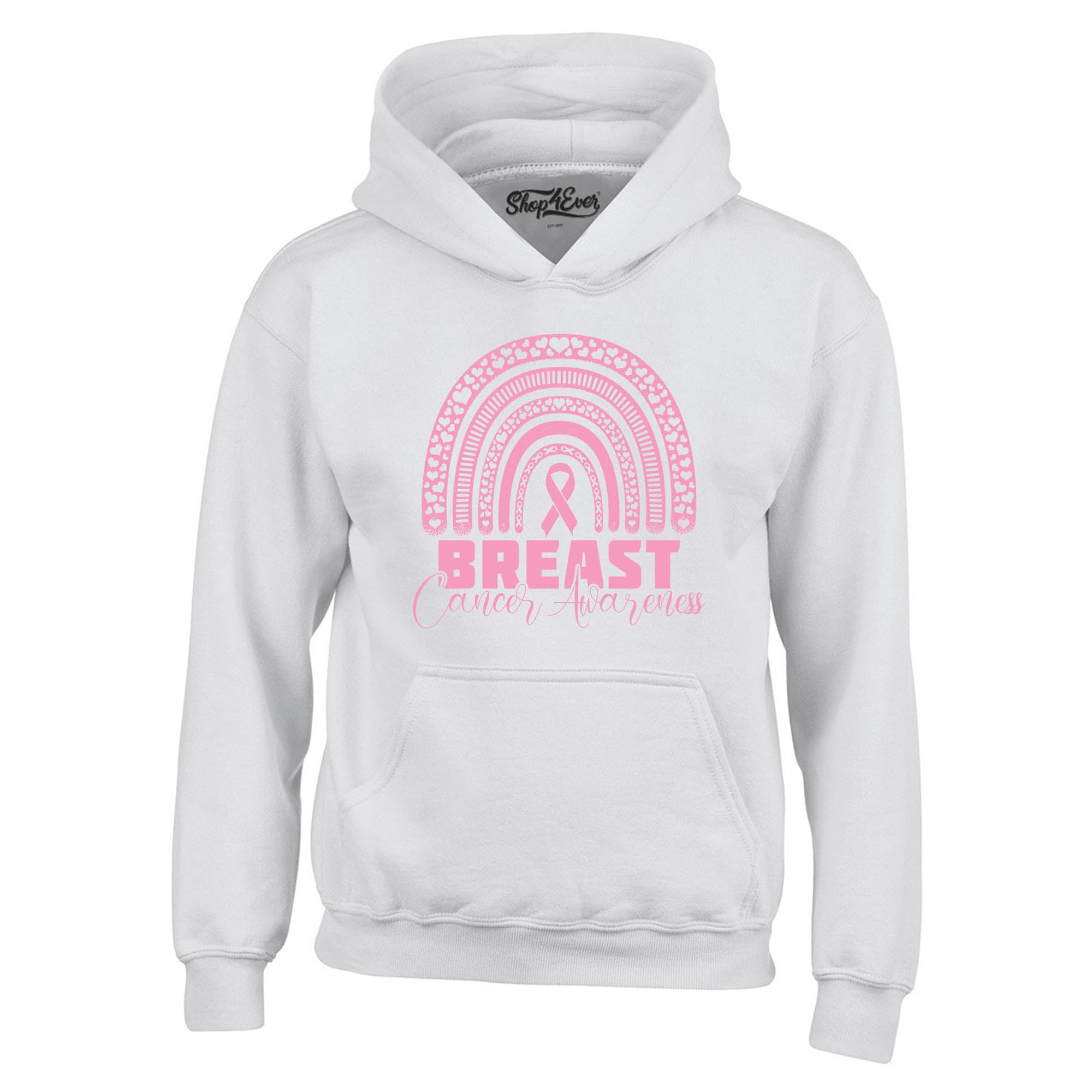 Breast Cancer Awareness Rainbow Hoodie Sweatshirts