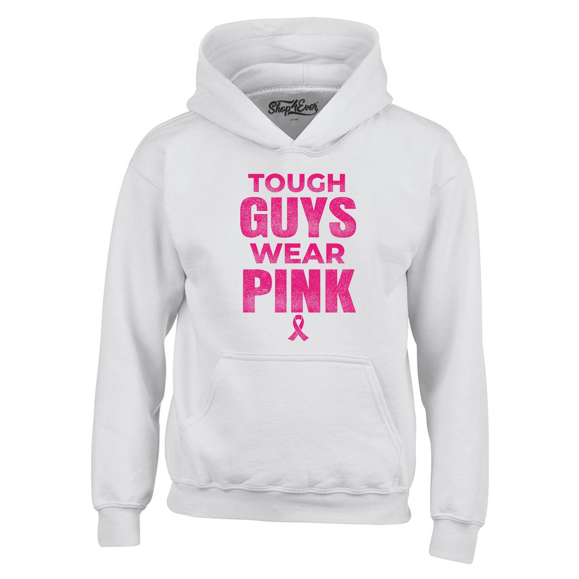 Tough Guys Wear Pink Hoodies Breast Cancer Awareness Sweatshirts