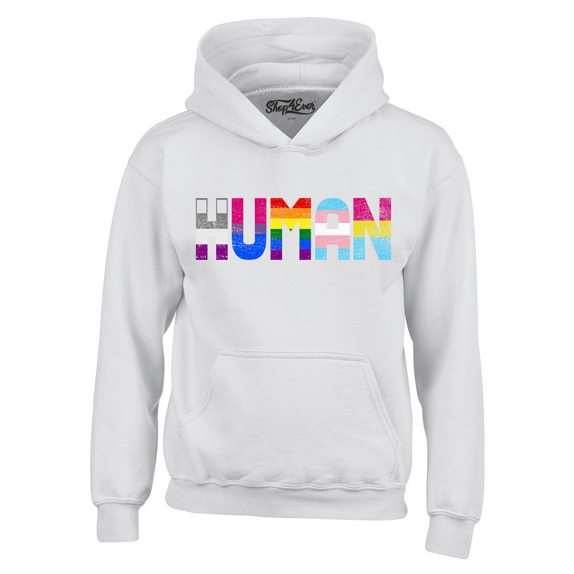 Human Pride Flags Hoodie Sweatshirts