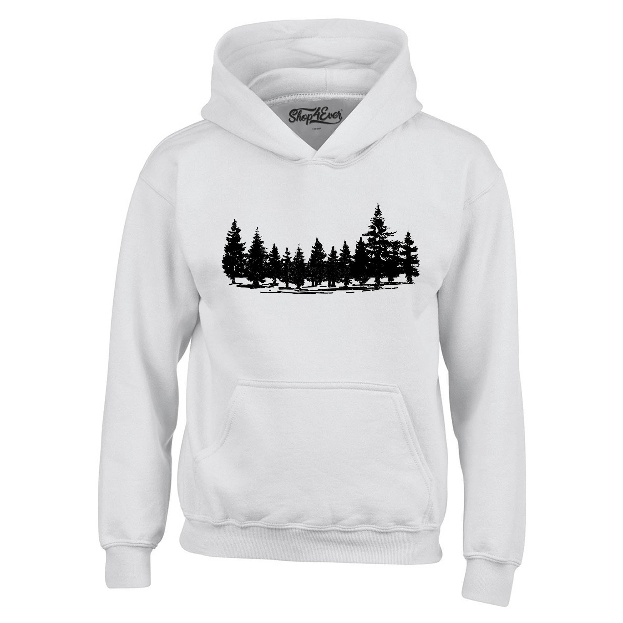 Forest Trees Nature Mountains Wildlife Hoodie Sweatshirts