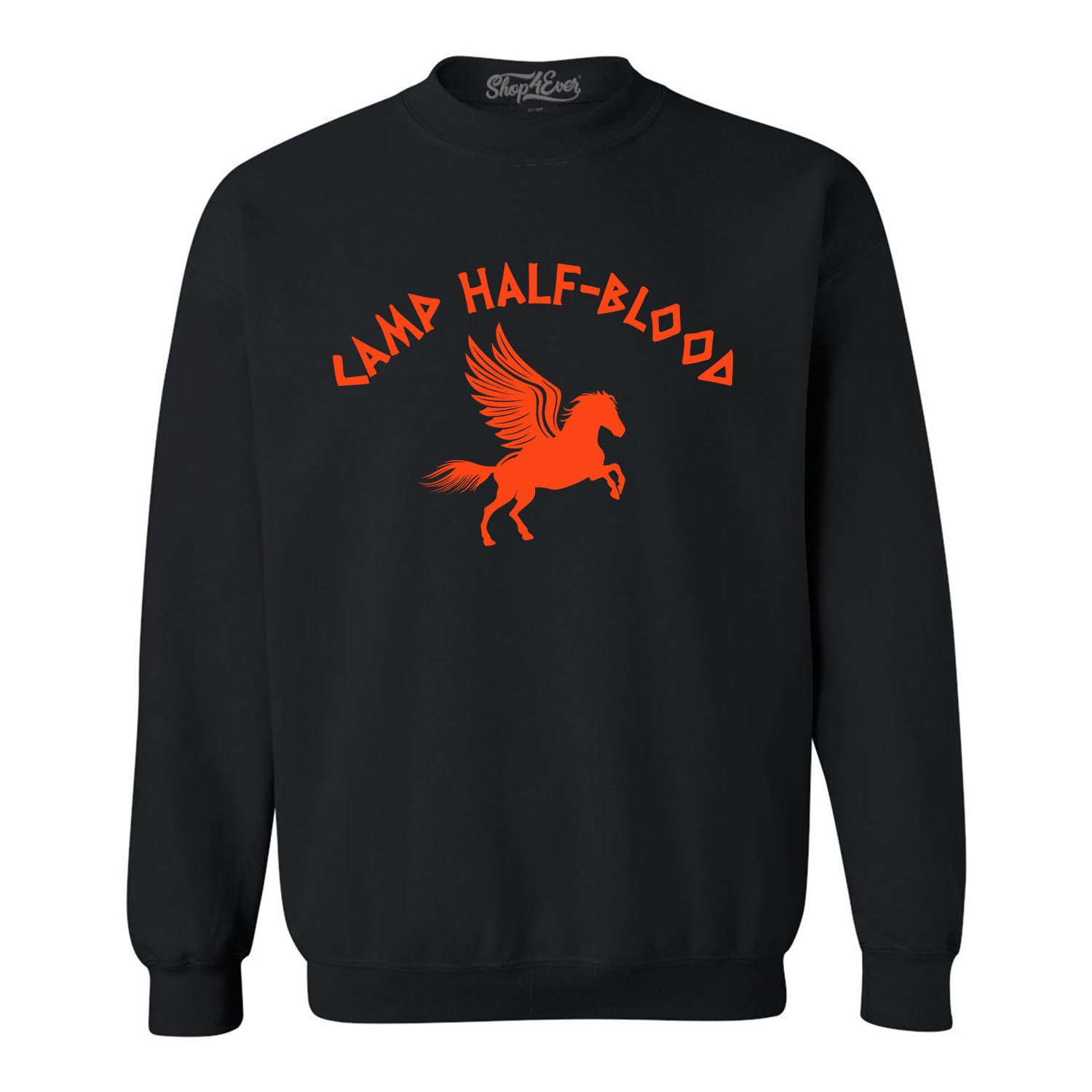 Camp Half Blood Orange Crewneck Sweatshirts Demigod Sweater