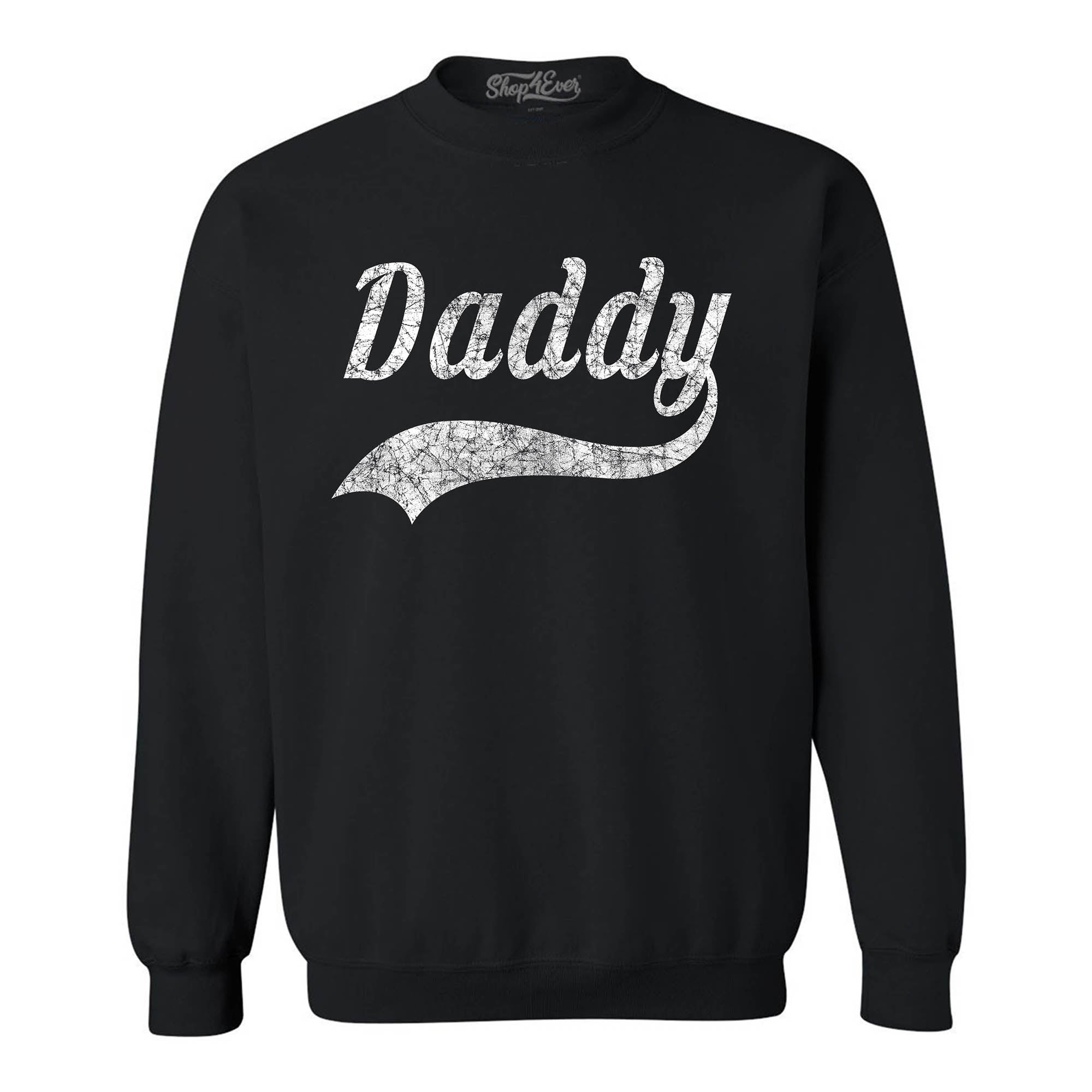 Daddy Classic Baseball Crewneck Sweatshirts