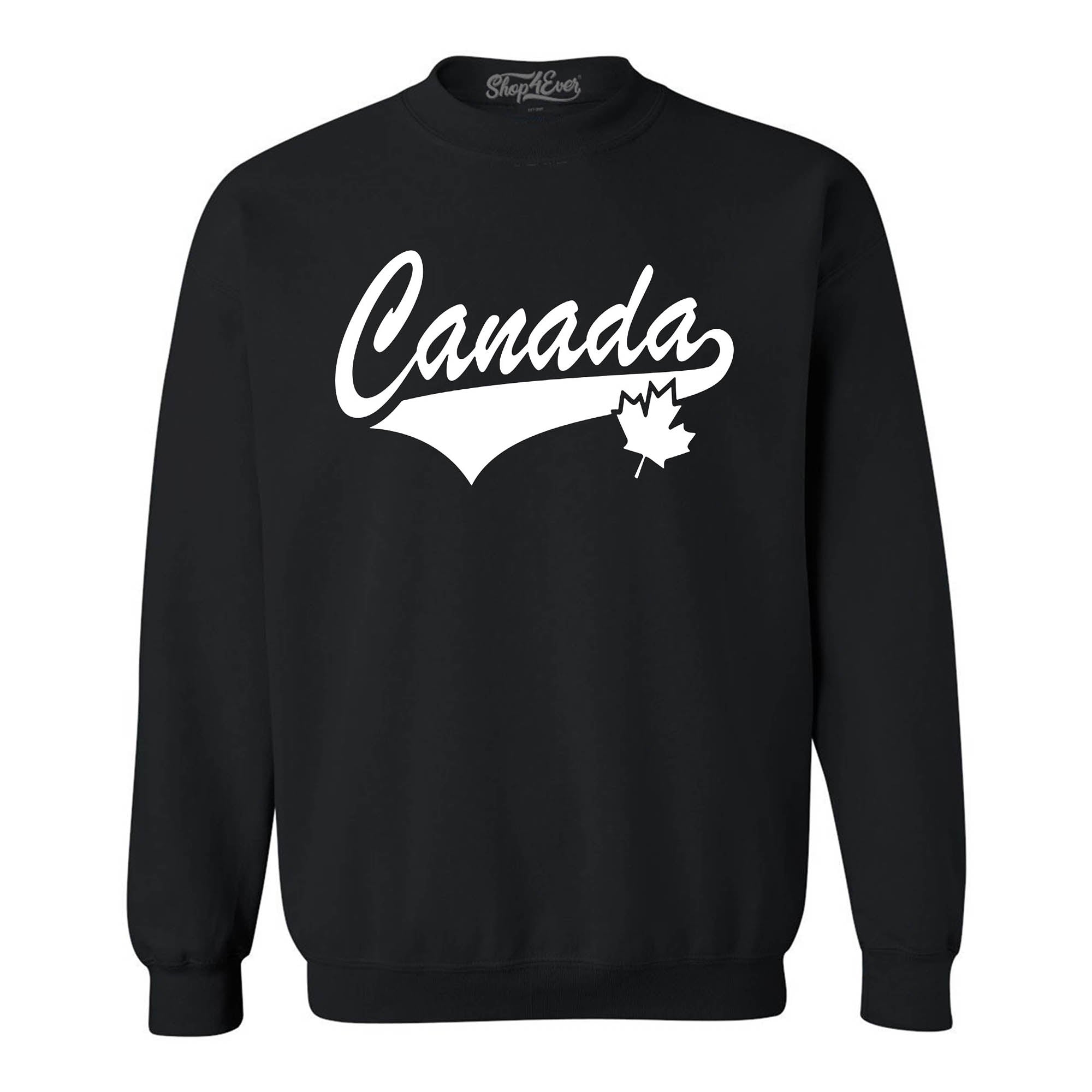 Canada White Crewneck Sweatshirts
