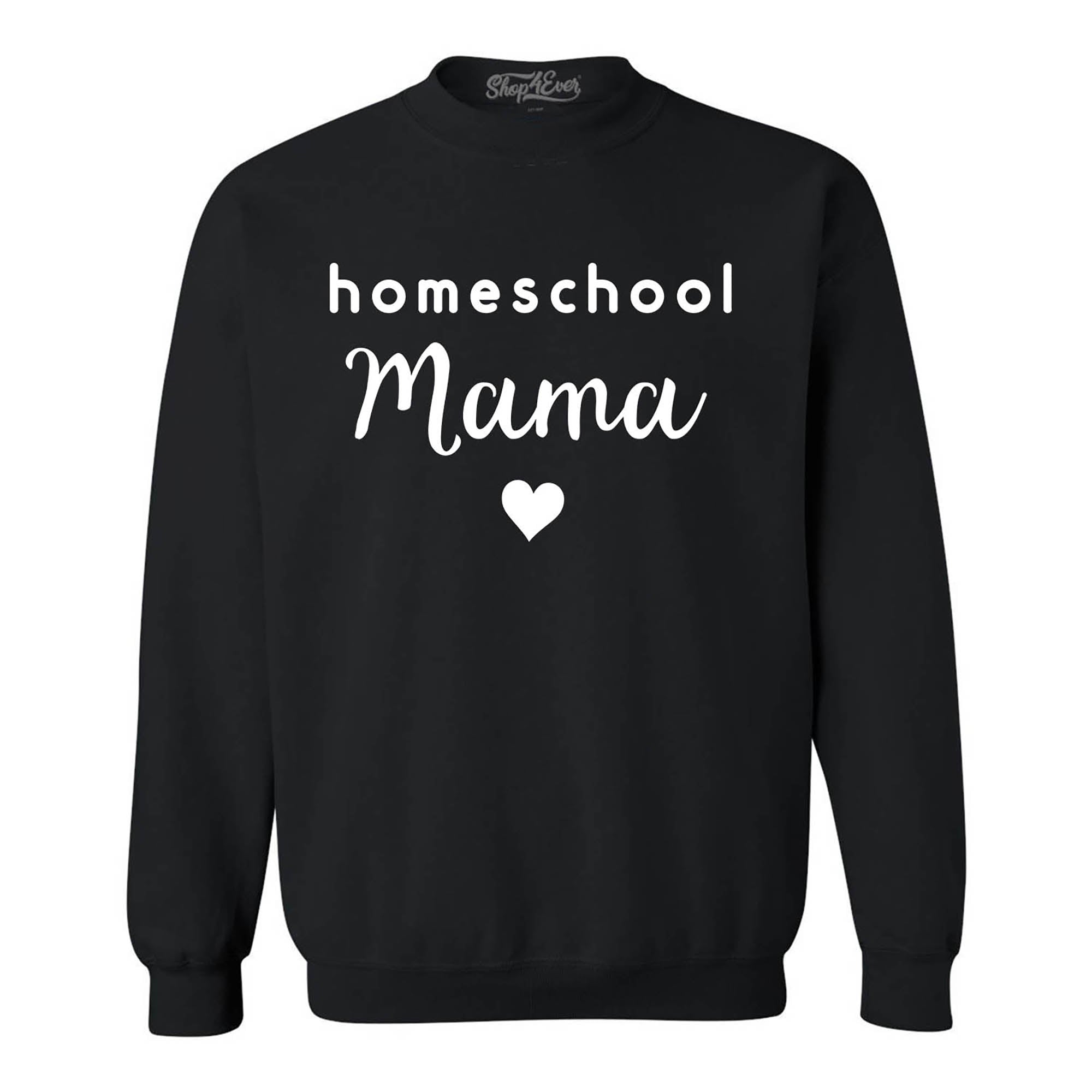 Homeschool Mama Gift for Mom Teacher Crewneck Sweatshirts