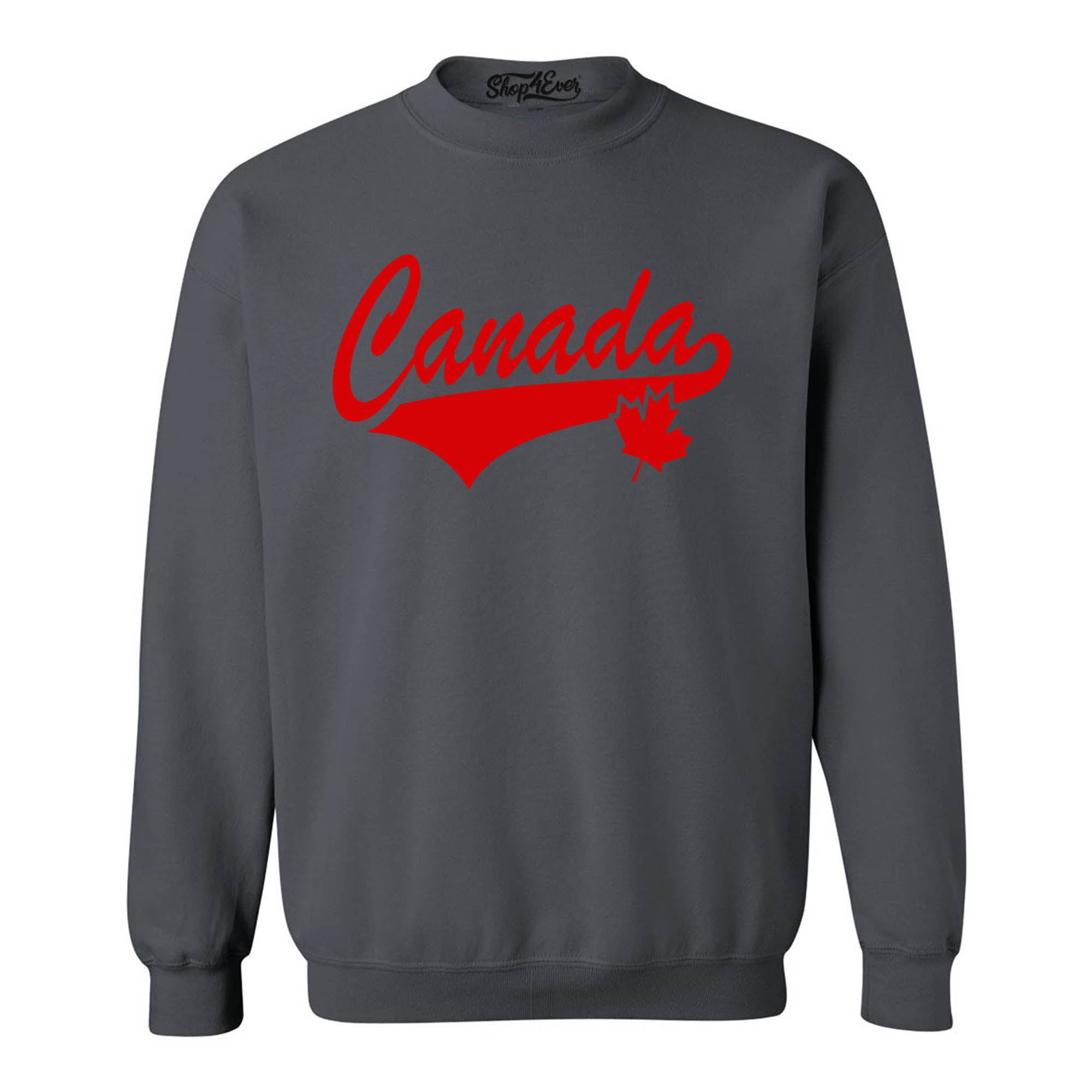 Canada Red Crewneck Sweatshirts