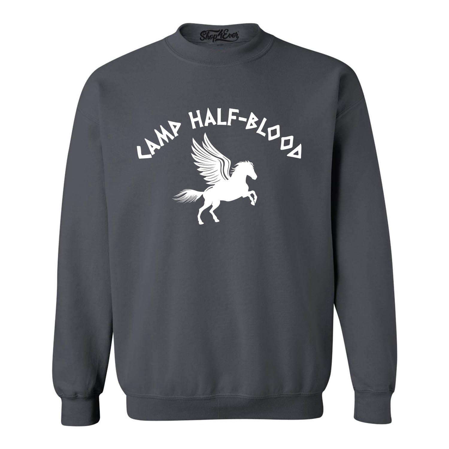 Camp Half Blood White Crewneck Sweatshirts Demigod Sweater