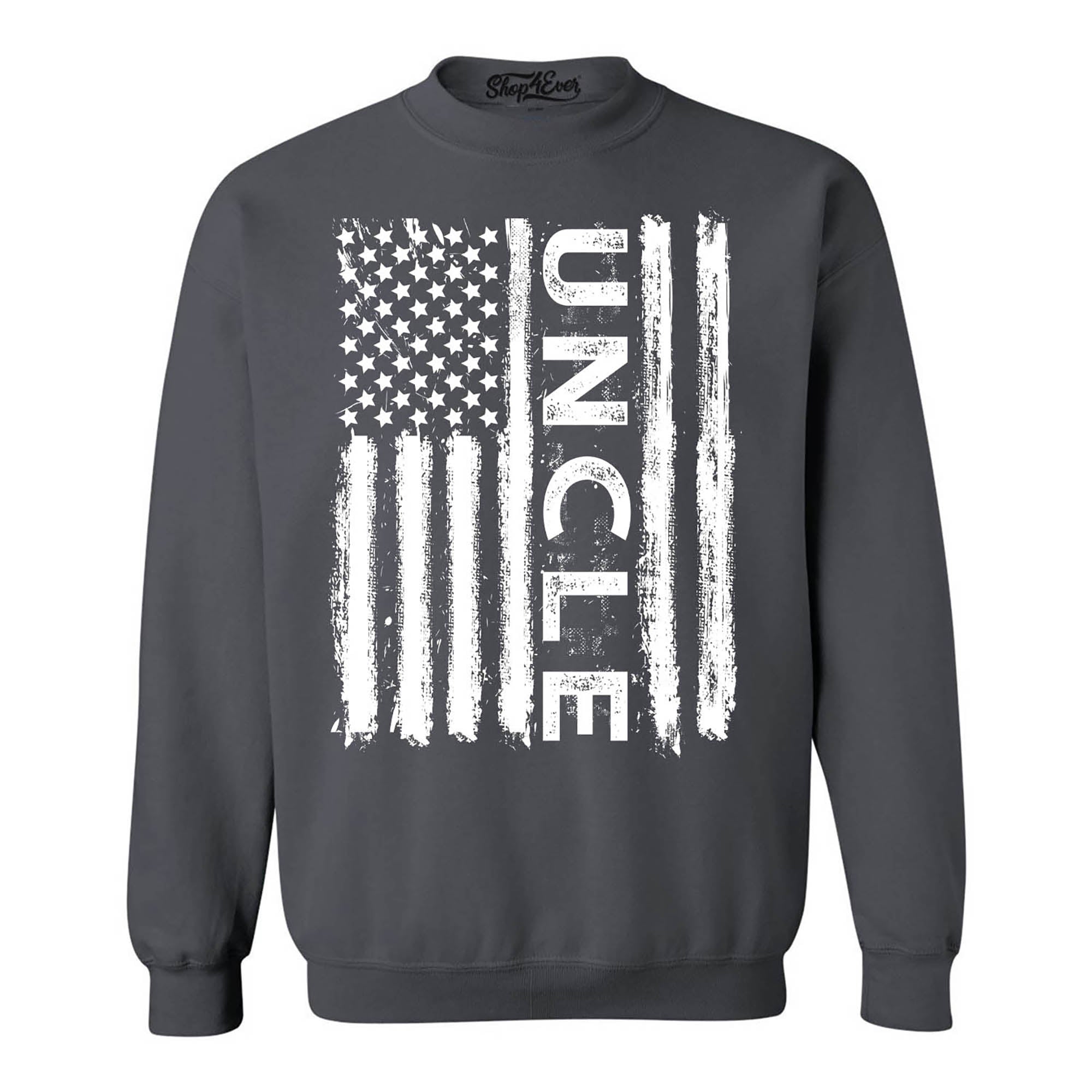 Uncle American Flag Crewneck Sweatshirts