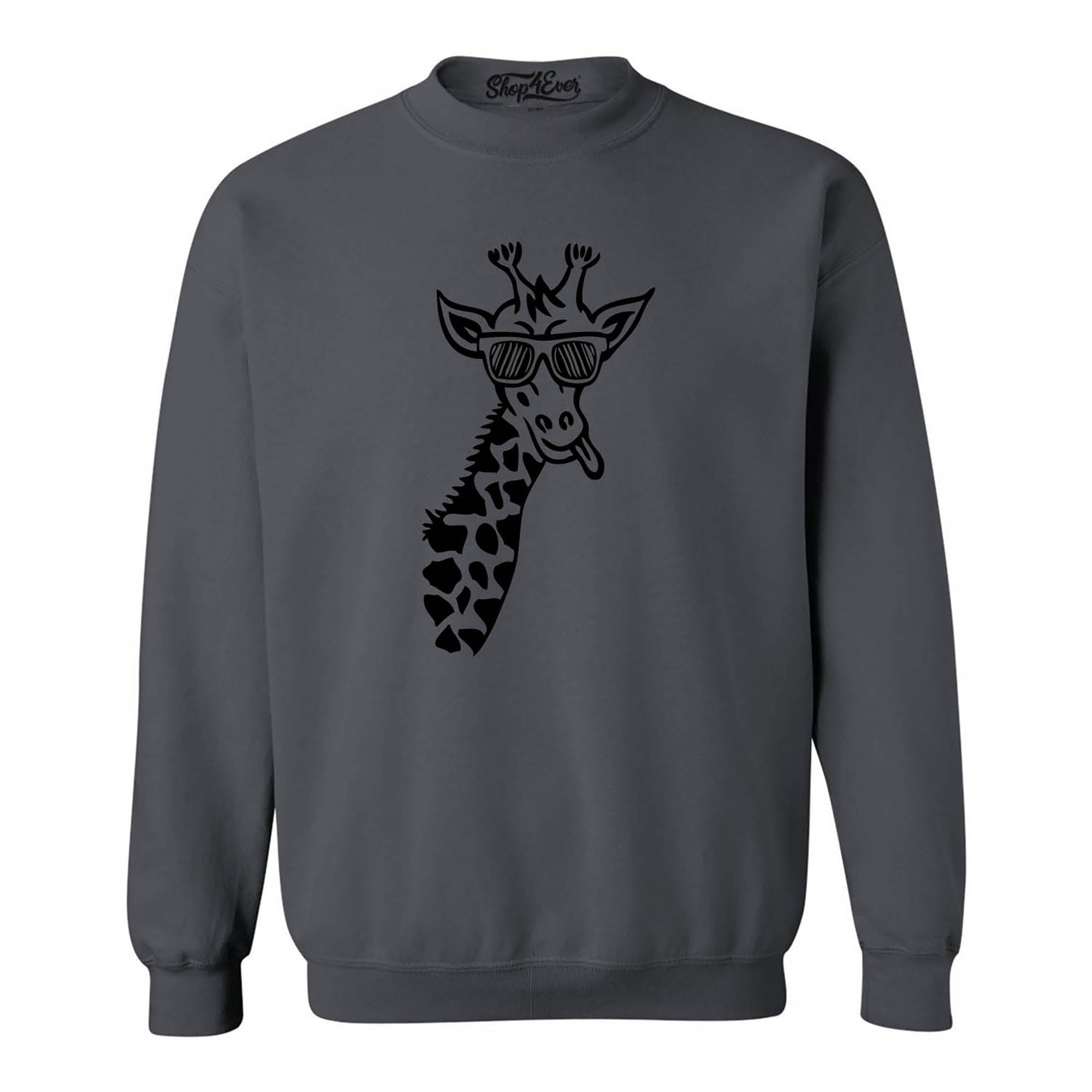 Cool Giraffe Cute Animal Crewneck Sweatshirts