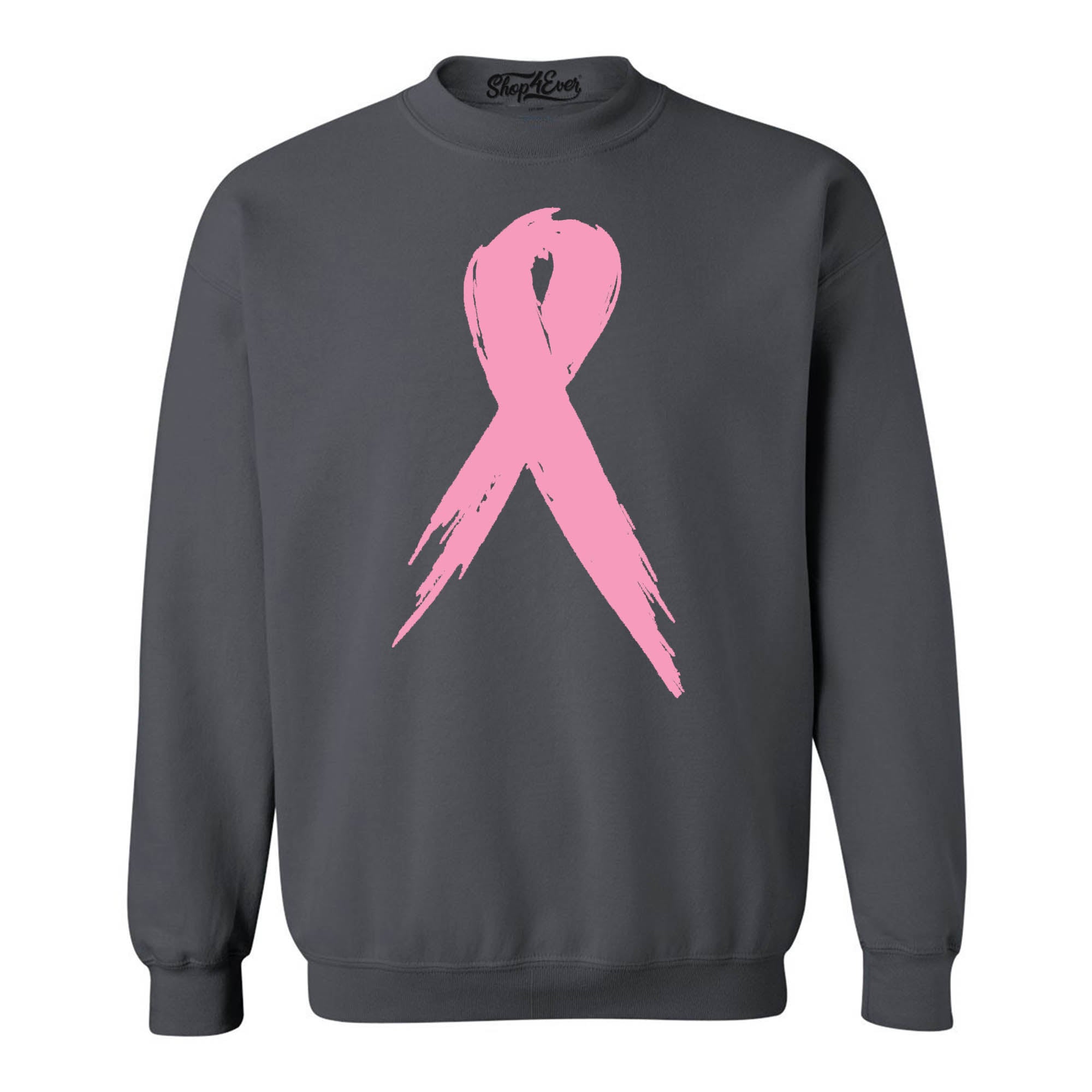 Pink Ribbon Crewnecks Breast Cancer Awareness Sweatshirts
