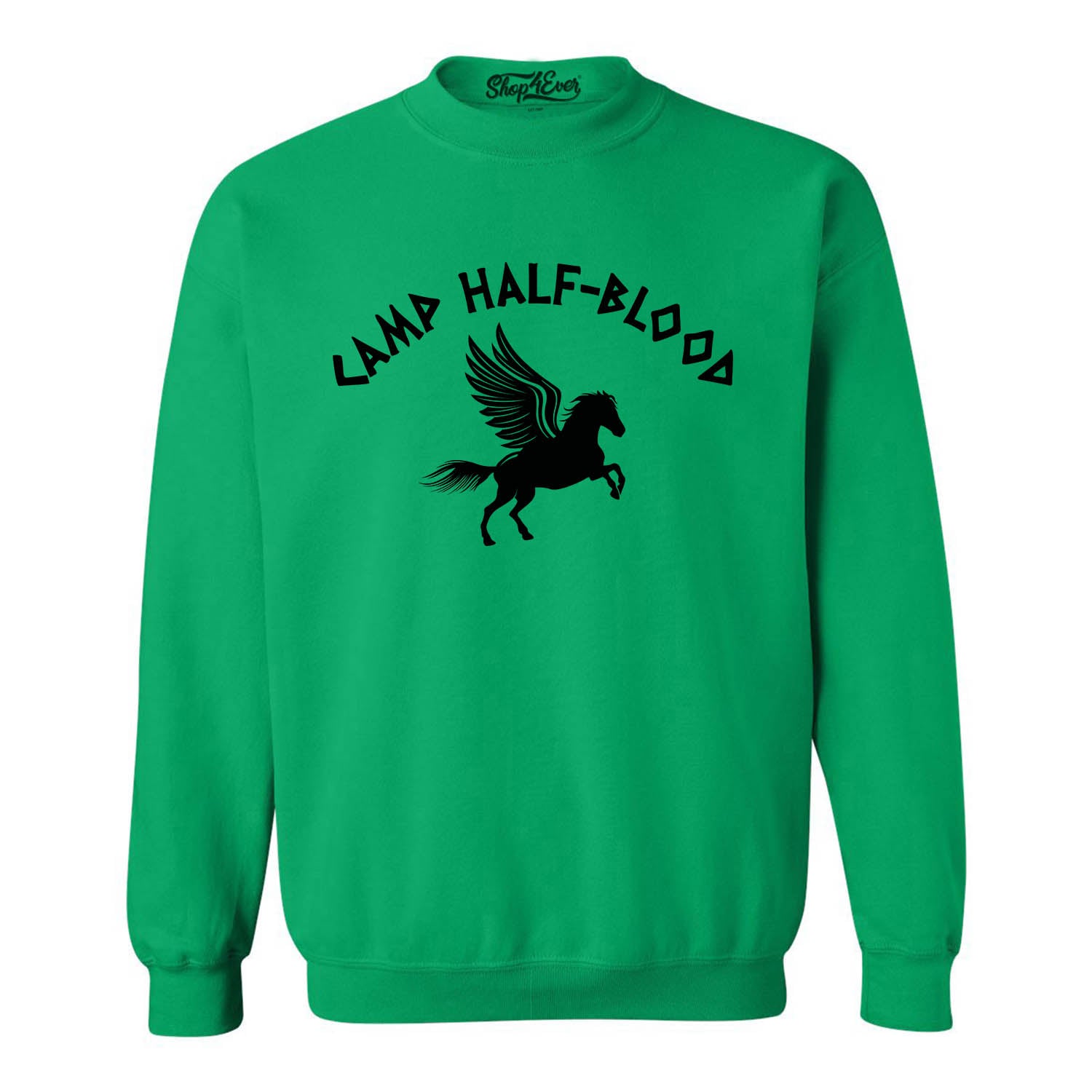 Camp Half Blood Black Crewneck Sweatshirts Demigod Sweater