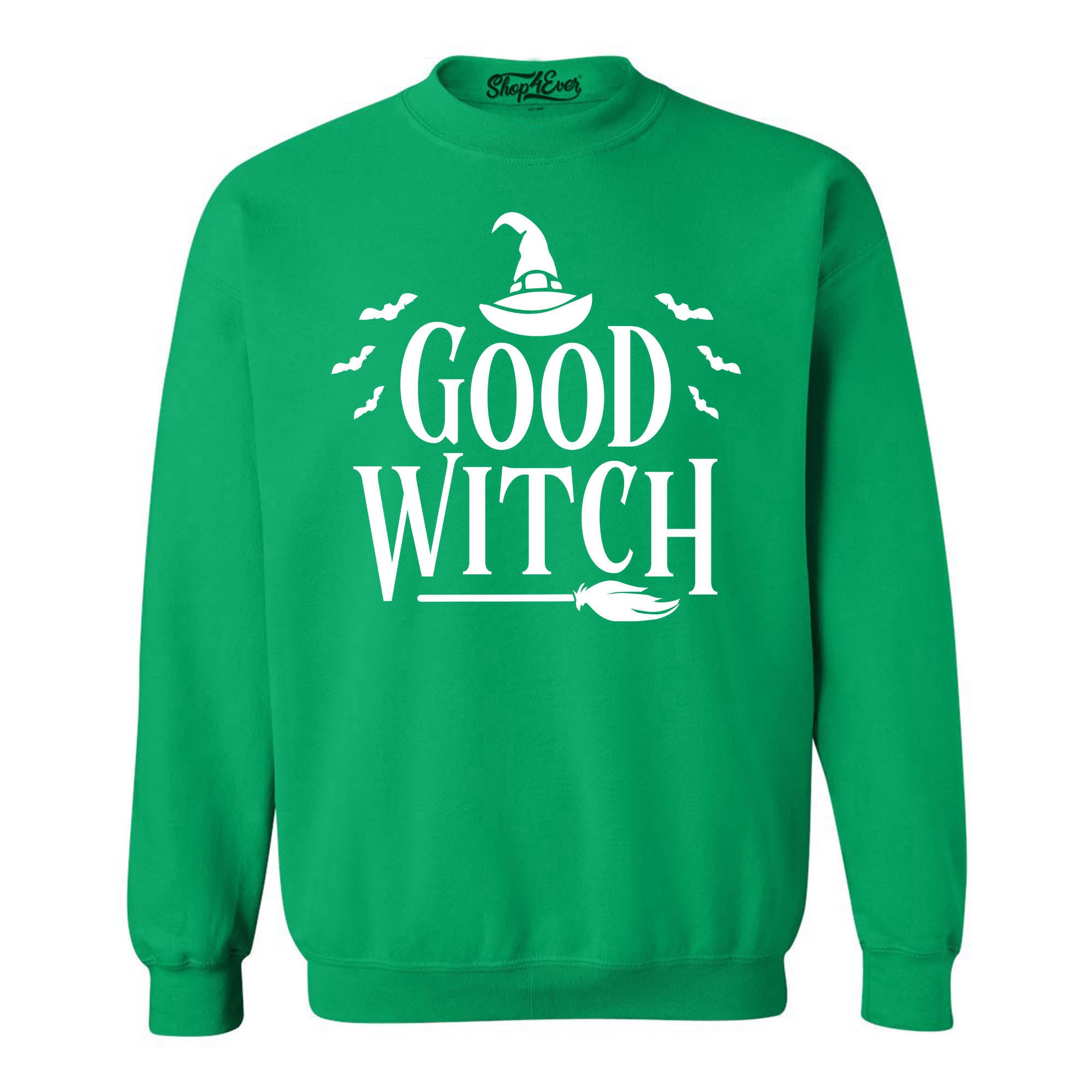 Good Witch ~ Bad Witch Matching Halloween Costumes Crewneck Sweatshirts